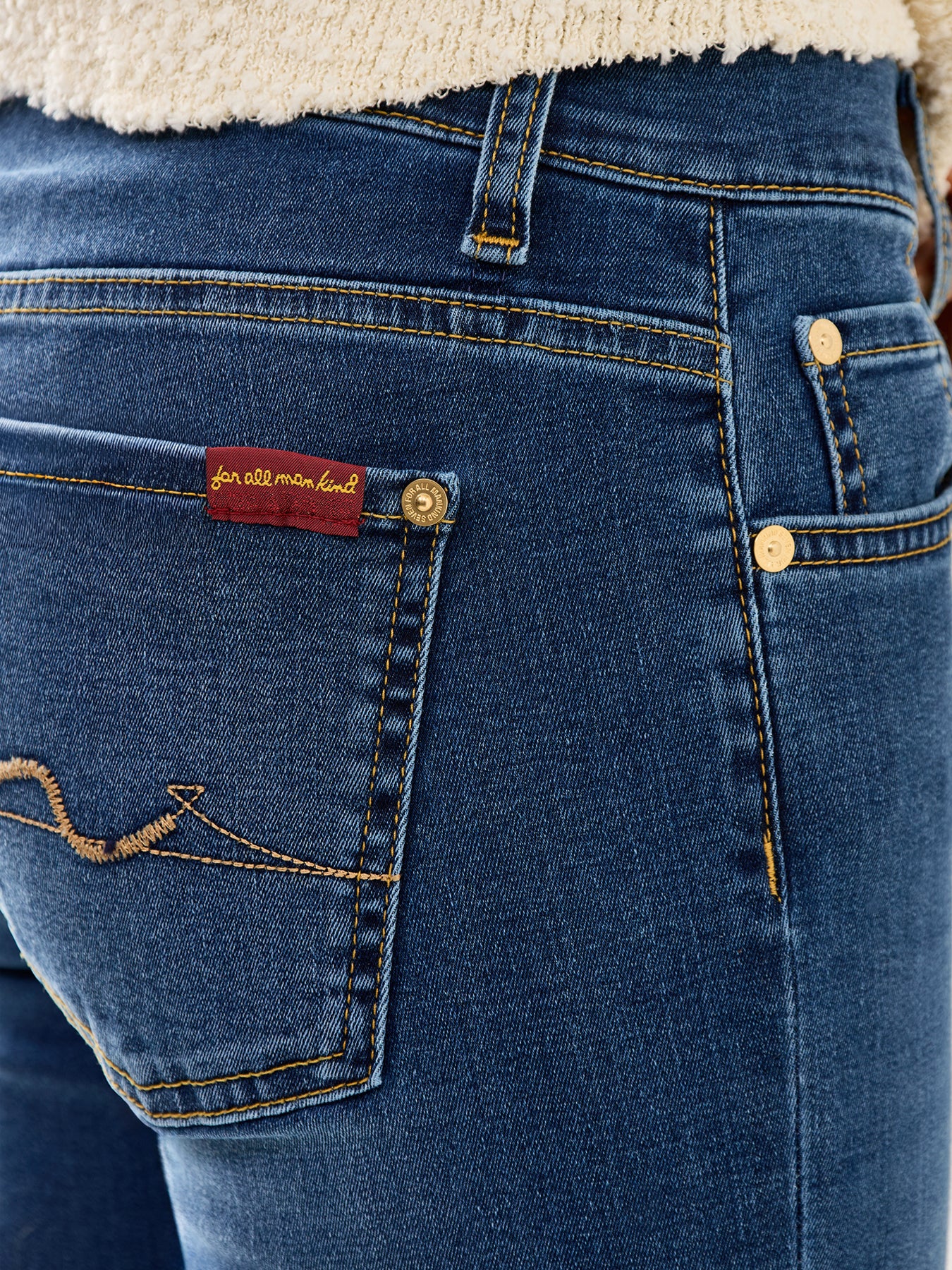 Bootcut Bair Jeans Eco Duchess Mid Blue - Image 3