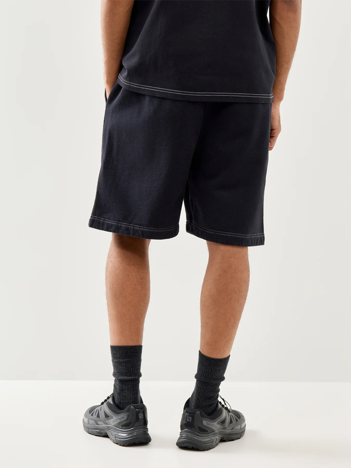 Millbank Sweat Shorts Black - Image 5