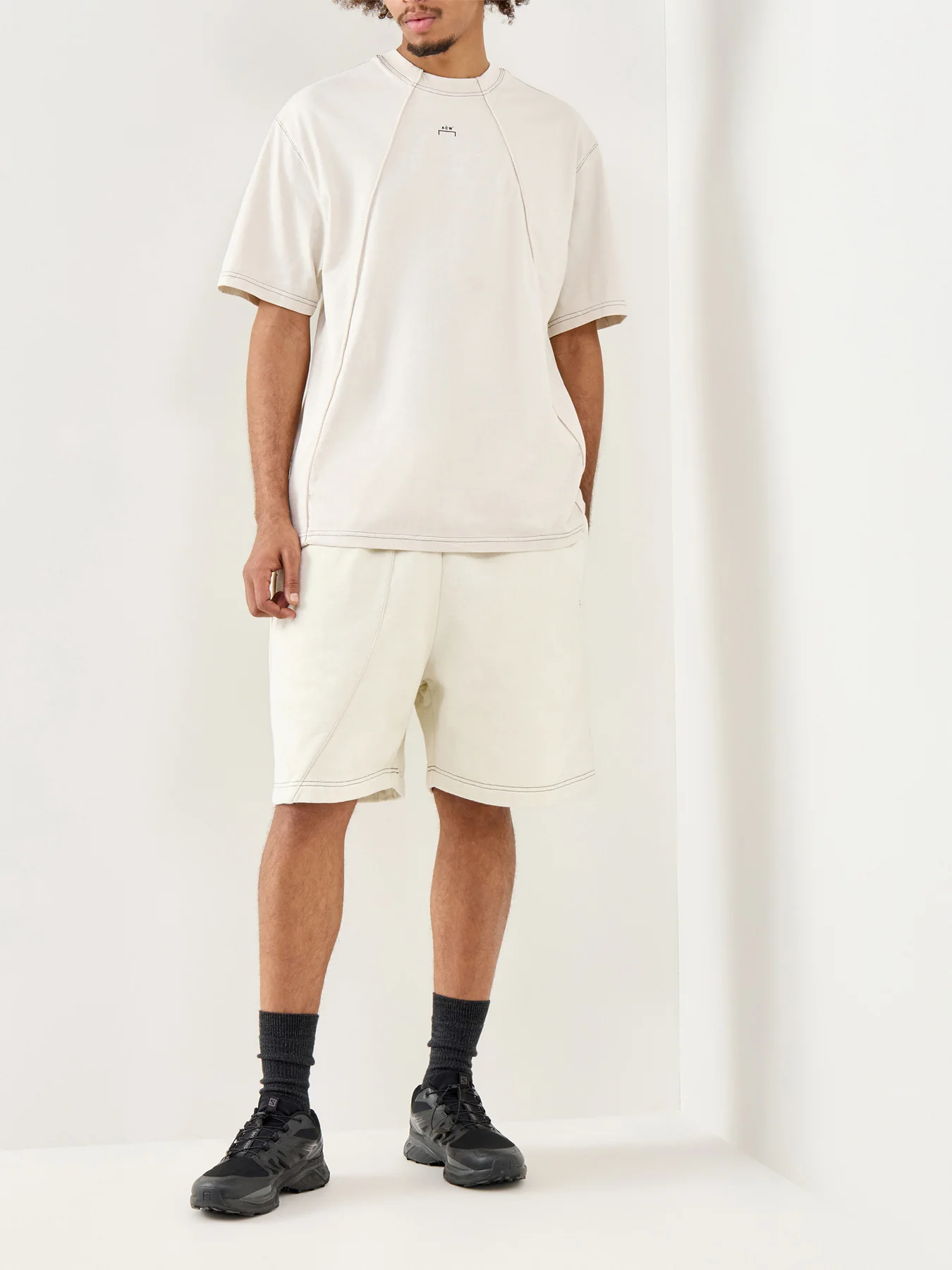 Millbank Cotton T-Shirt Cream - Image 2