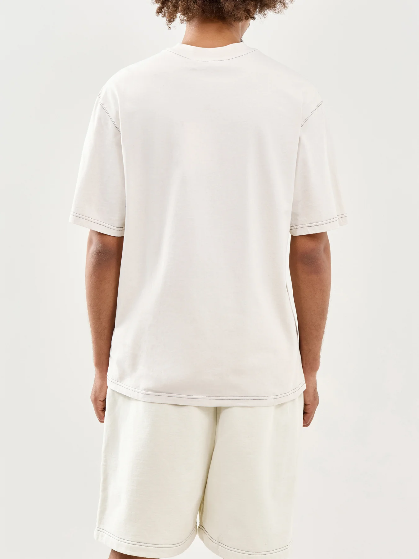 Millbank Cotton T-Shirt Cream - Image 5