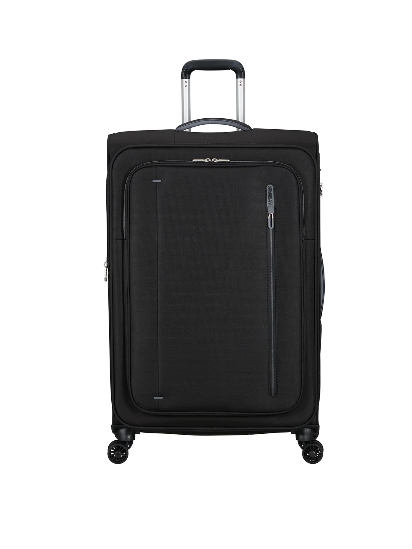 Cloudrider Large Expandable Spinner Suitcase Jet Black 49cm - Image 4
