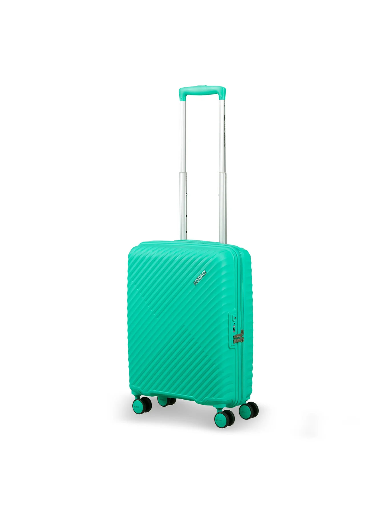 Diablast 55cm Cabin Spinner Suitcase Cyber Aqua - Image 4