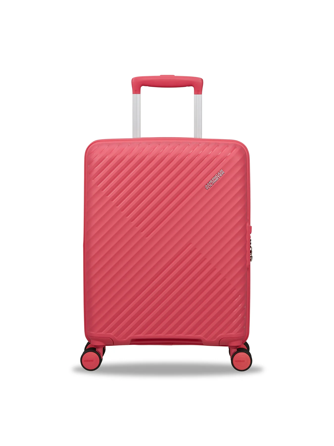 Diablast 55cm Cabin Spinner Suitcase Pink Glitch - Image 2