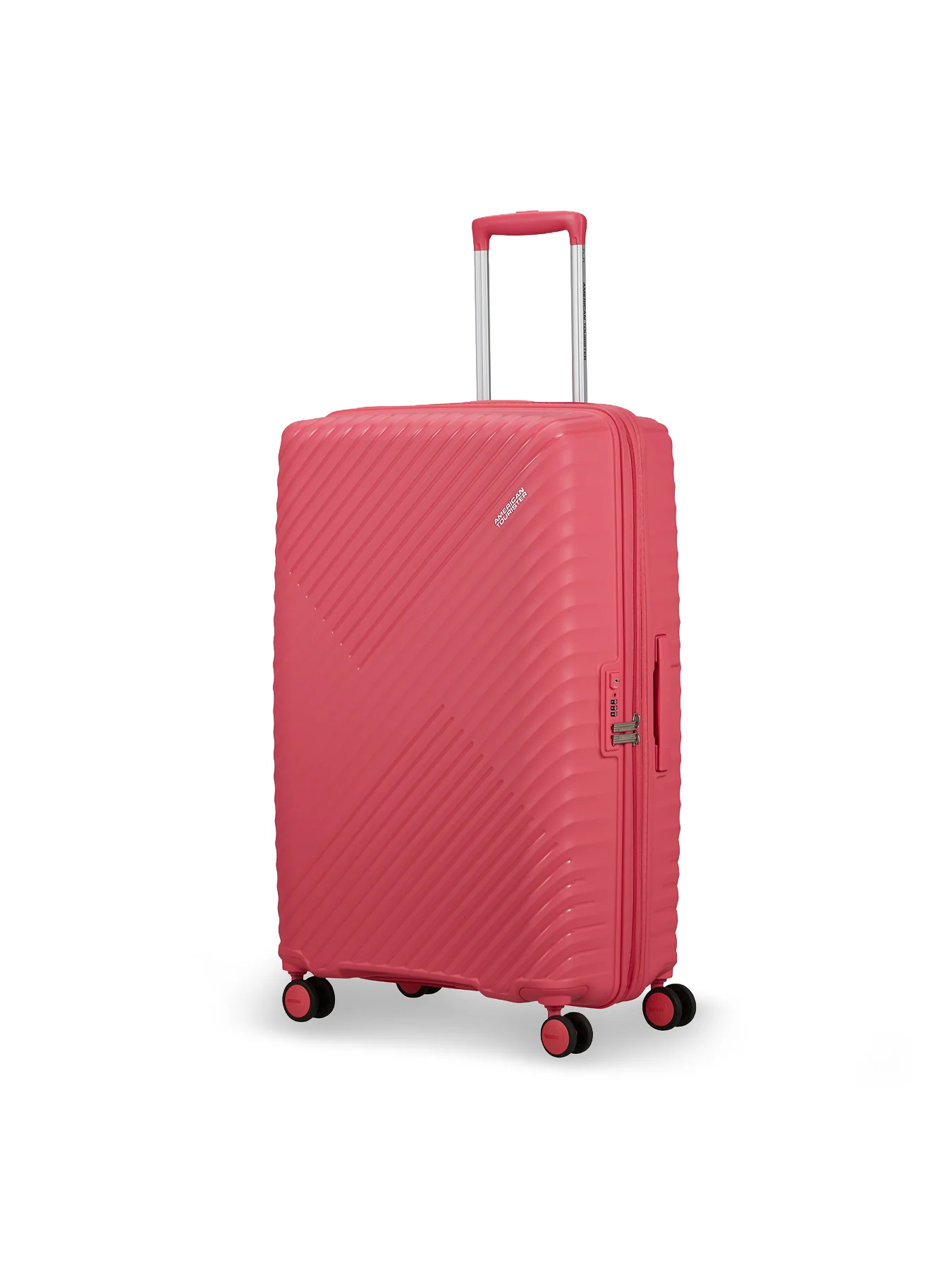 Diablast 78cm Expandable Spinner Suitcase Pink Glitch - Image 2