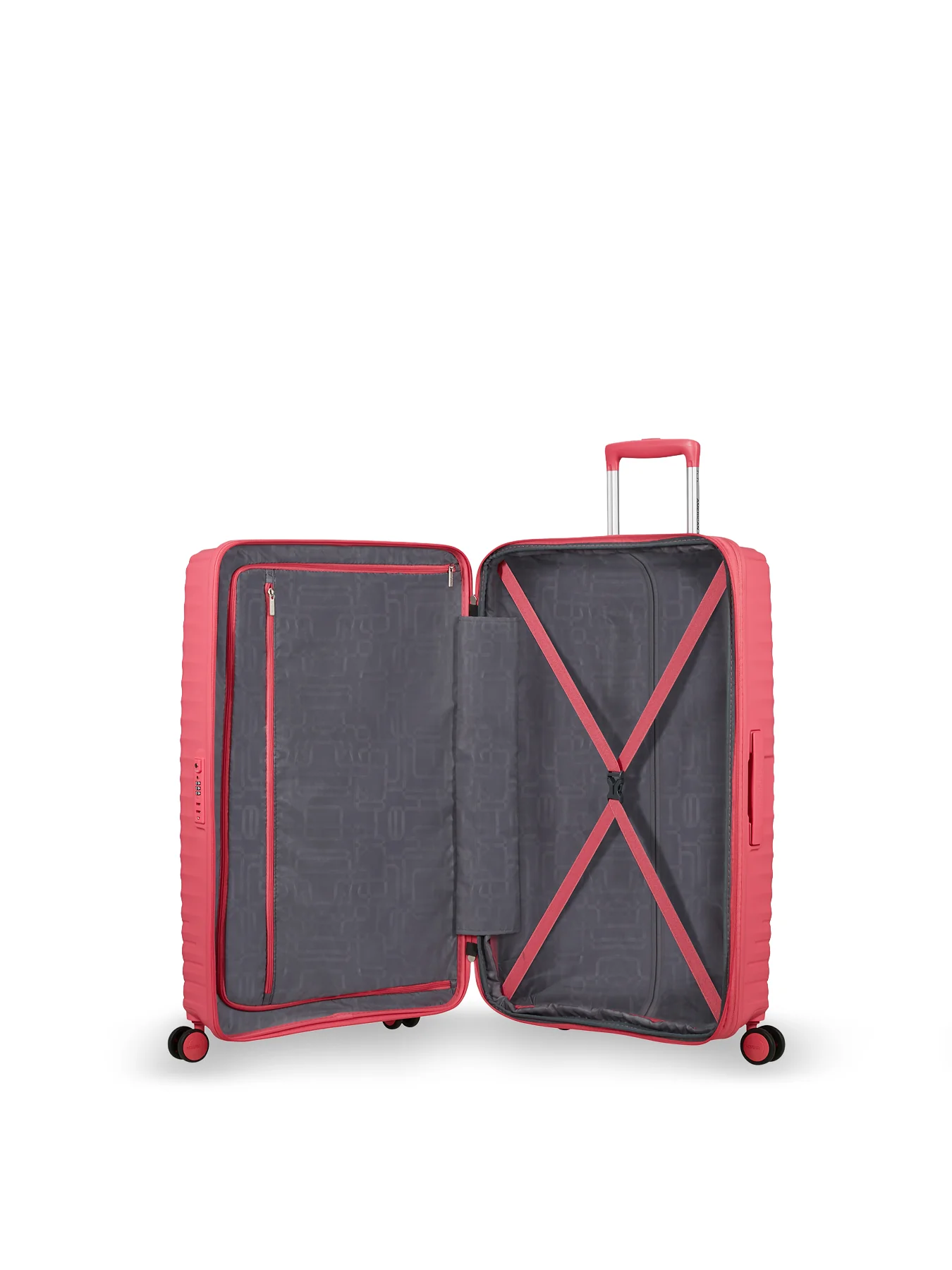 Diablast 78cm Expandable Spinner Suitcase Pink Glitch - Image 3