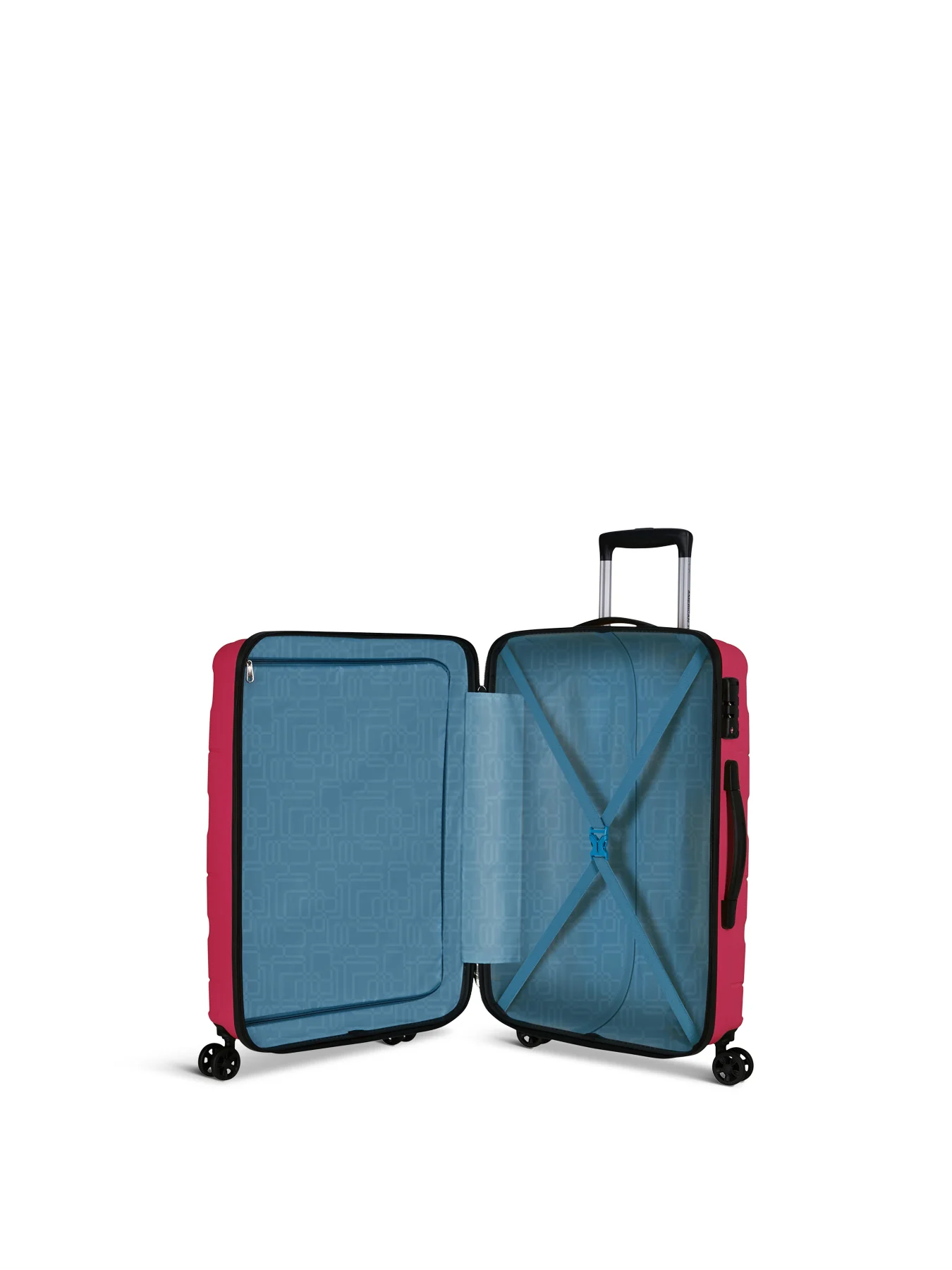 Spinner Suitcase Raspberry Pink 67cm - Image 2