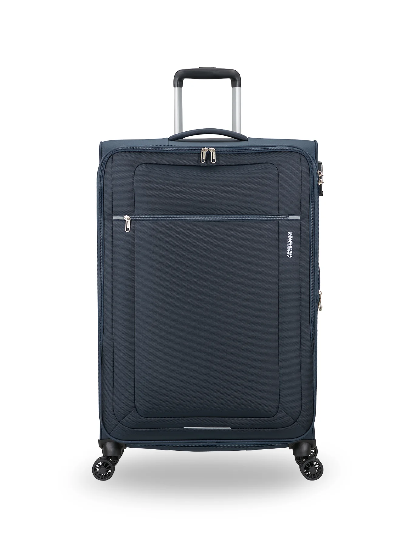 Spinner Expandable TSA Suitcase Large Navy