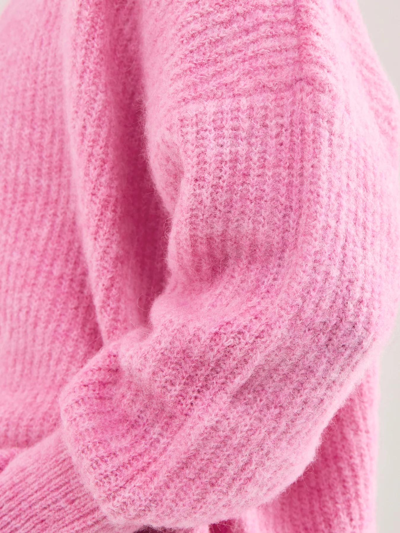 East Wool Cardigan Pink - Image 3