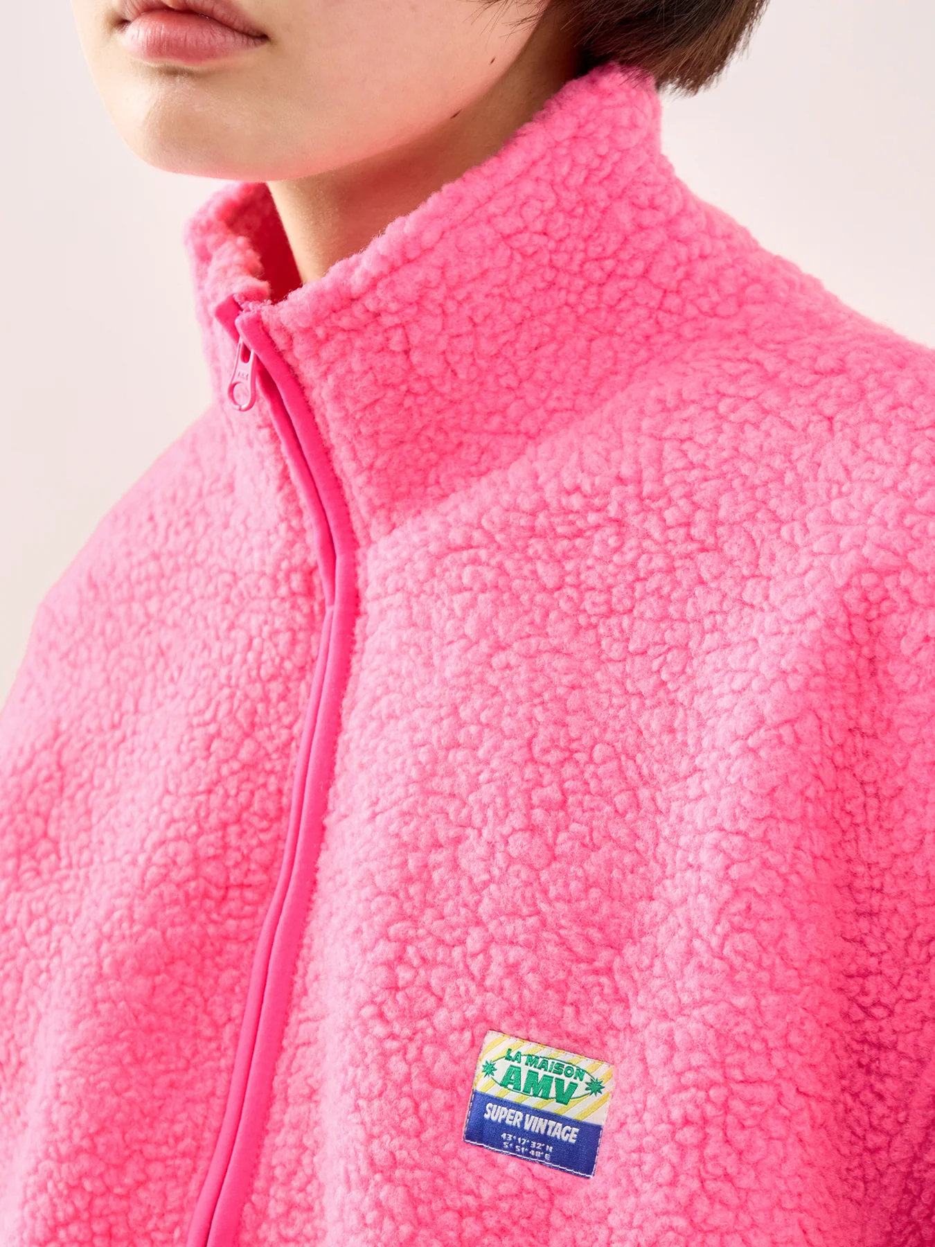 Hoktown Wool Jacket Pink - Image 3