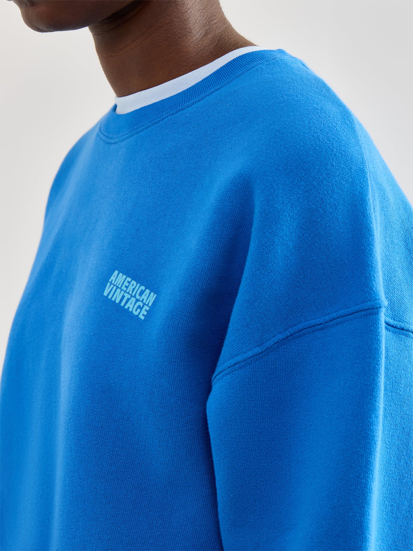 Izubird Cotton Sweater Blue - Image 3