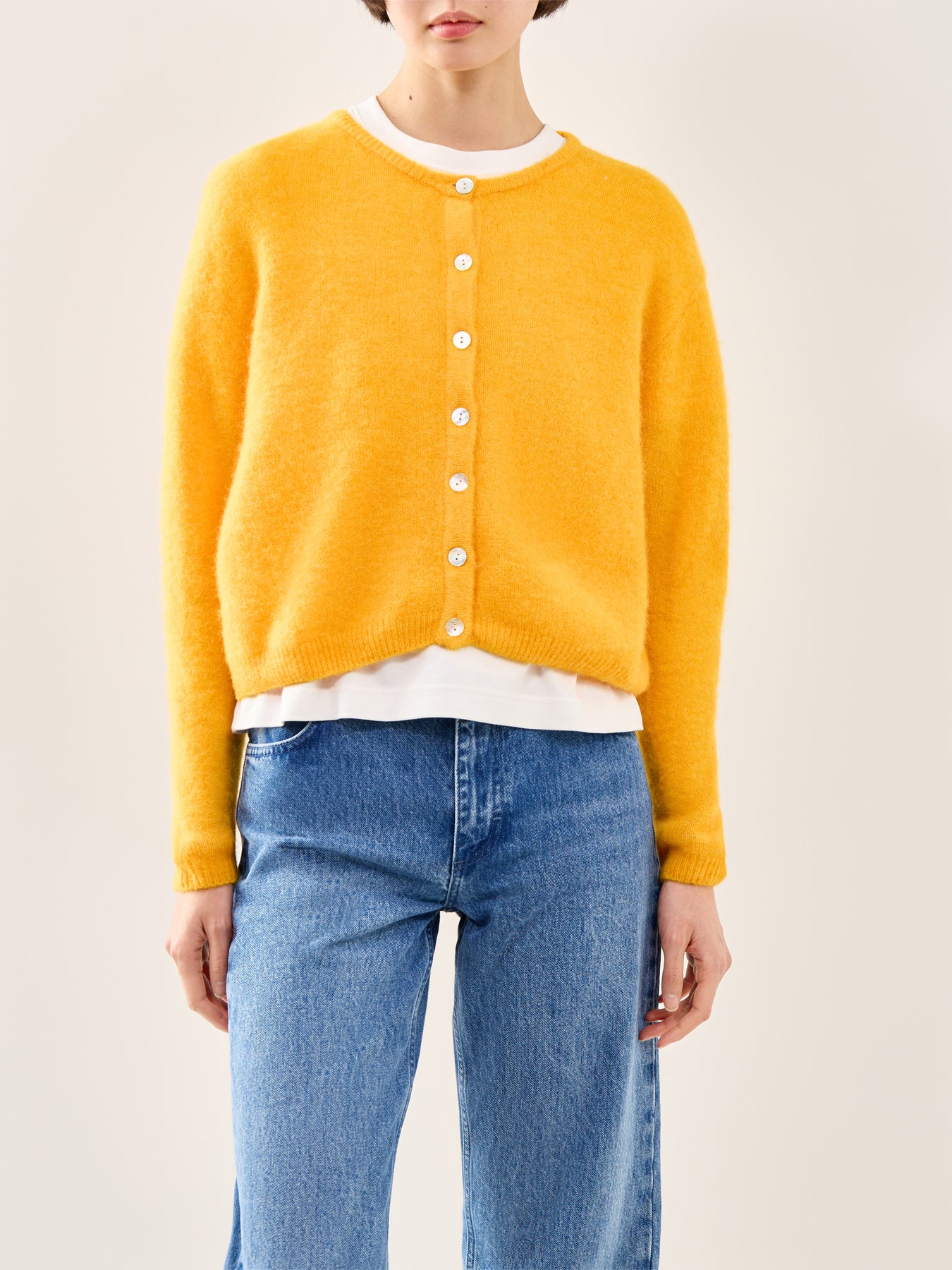 Vitow Wool Cardigan Cream - Image 4