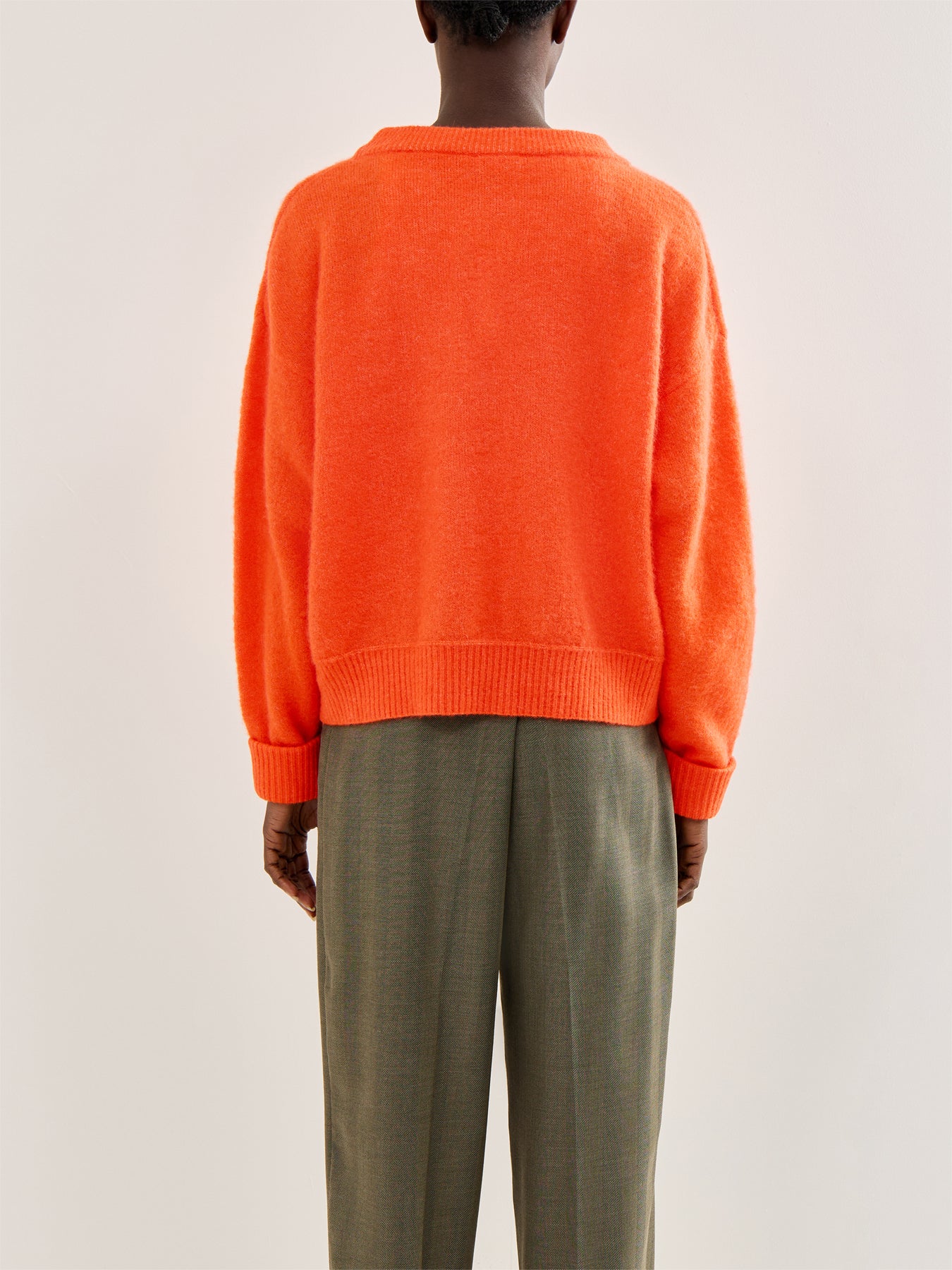 Vitow Wool Jumper Red - Image 5