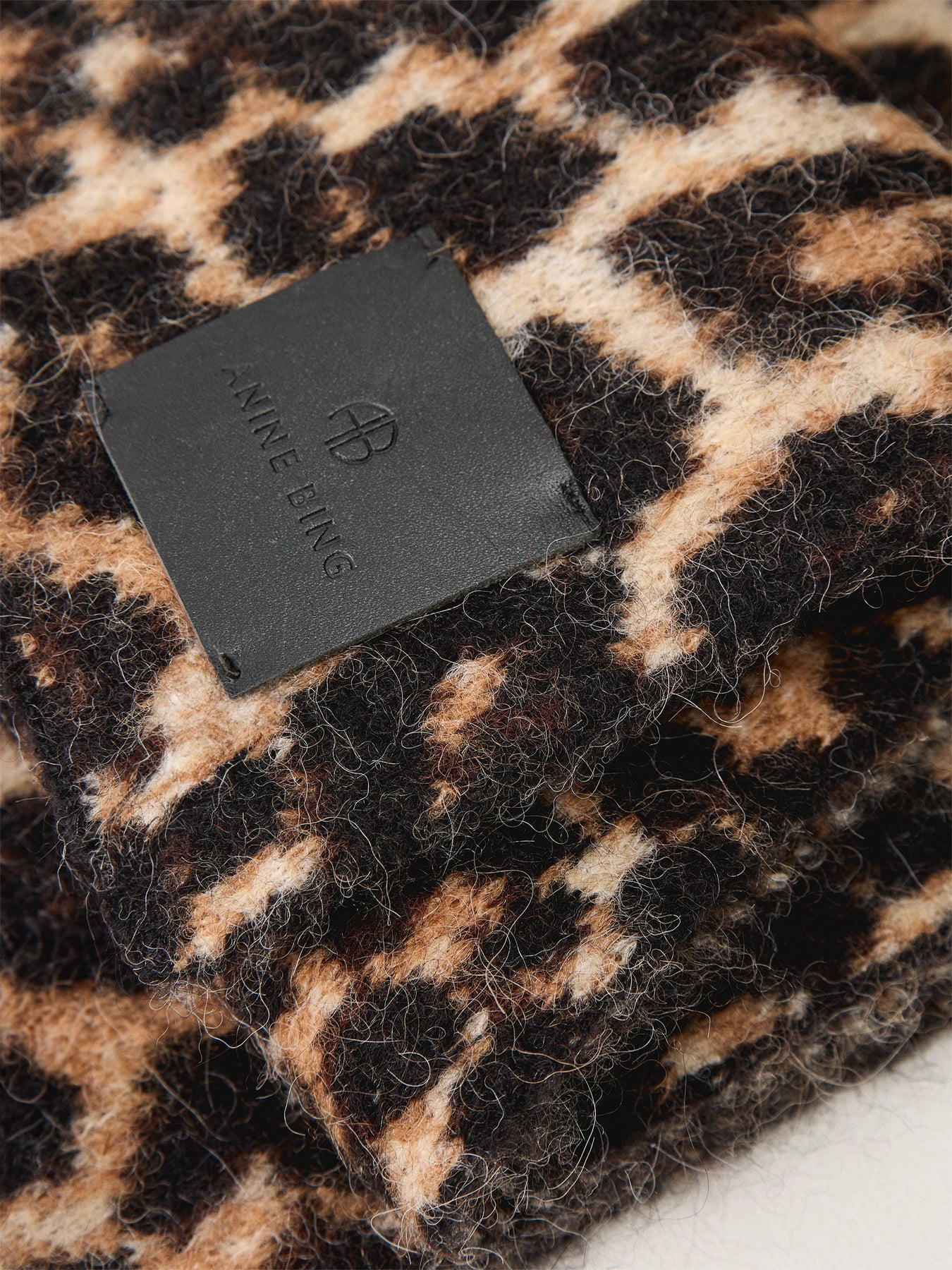 Hannah Scarf Black And Brown Leopard - Image 3