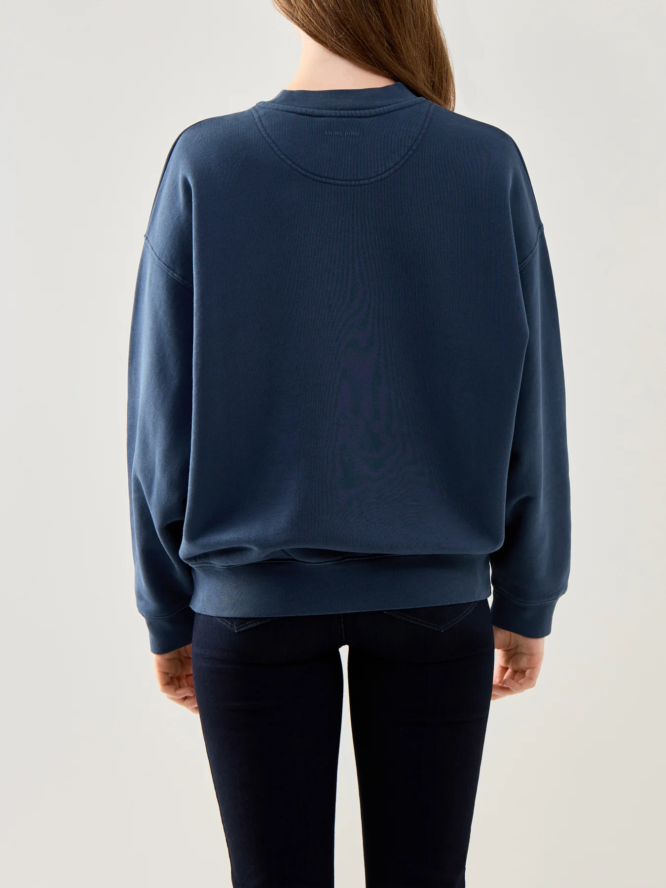 Jaci Sweatshirt Paris Cotton Dark Blue - Image 6