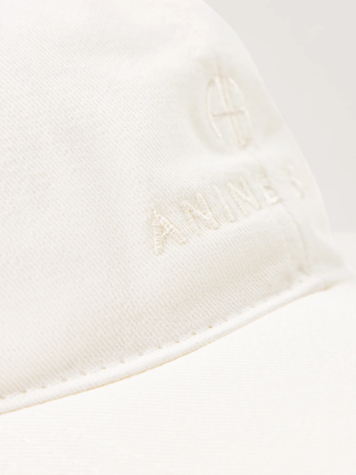 Jeremy Logo Baseball Cap Cream - Image 3