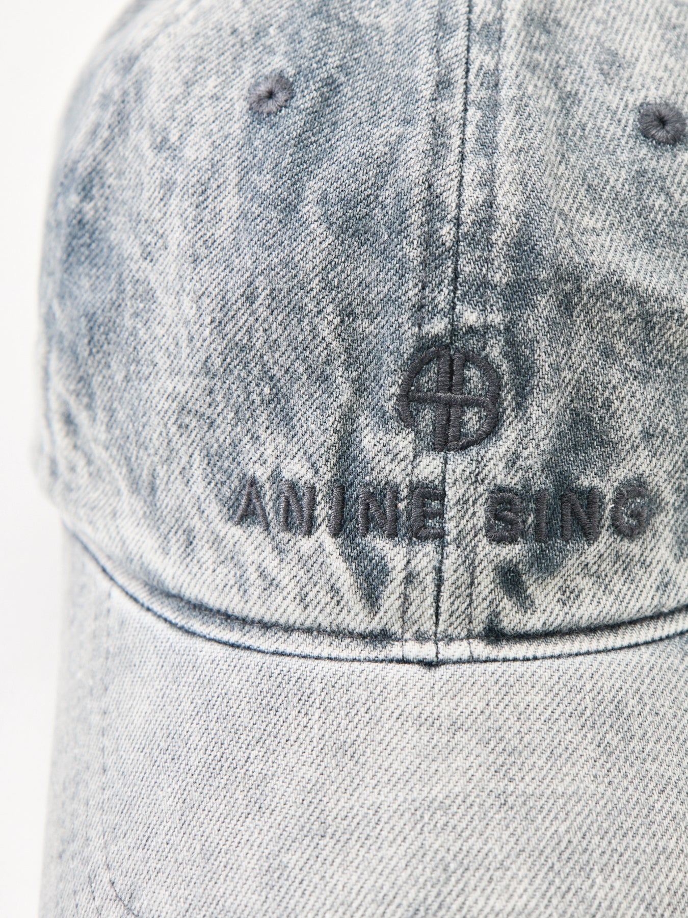 Leopard Print Baseball Cap Grey - Image 3