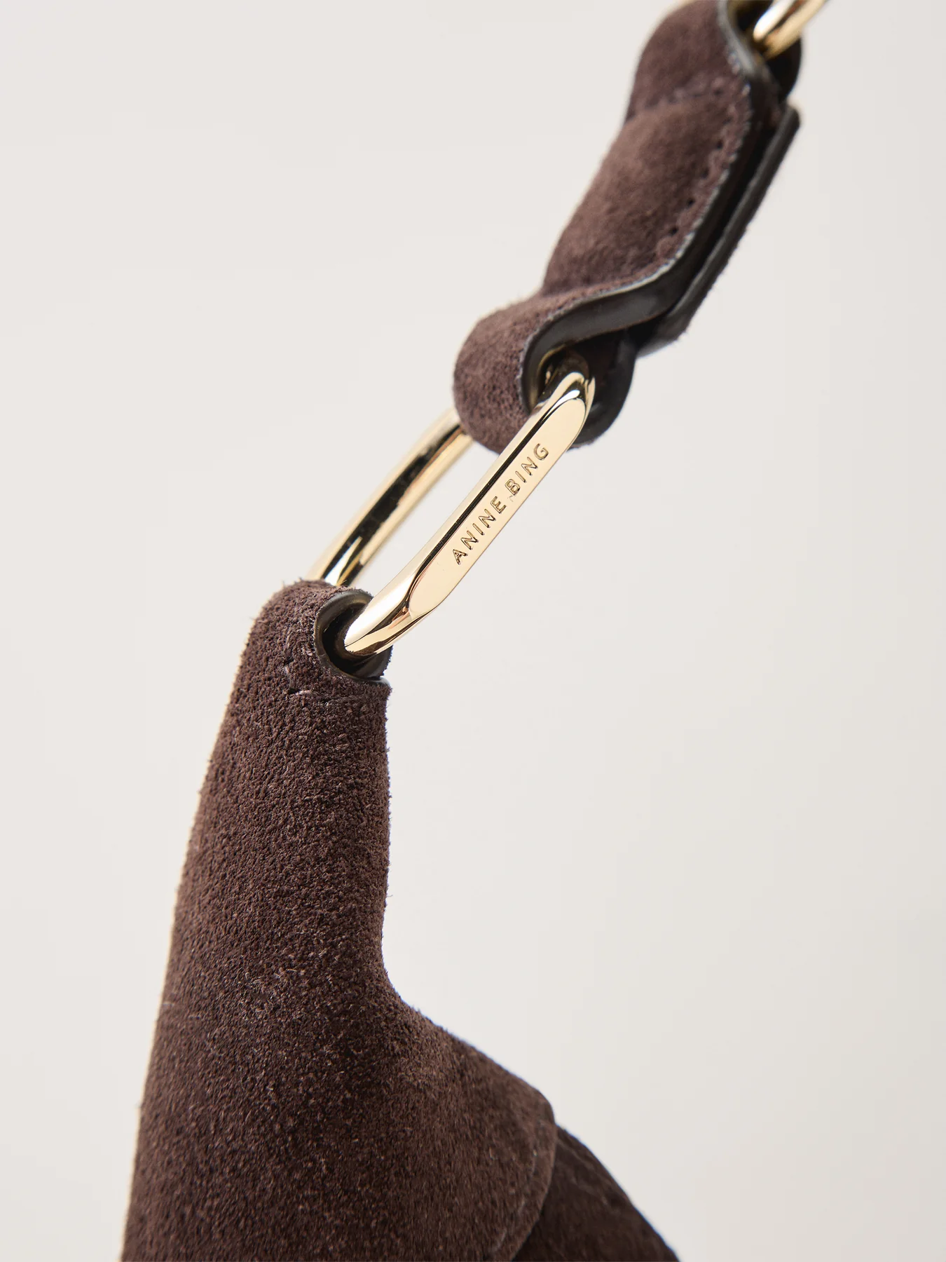 Kate Hobo Bag Suede Dark Brown - Image 5