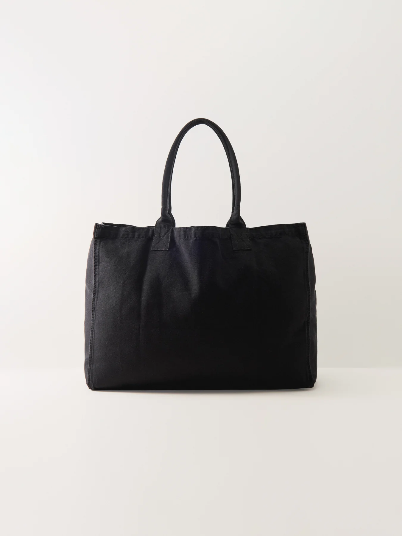 Leo Canvas Tote Bag Black - Image 3
