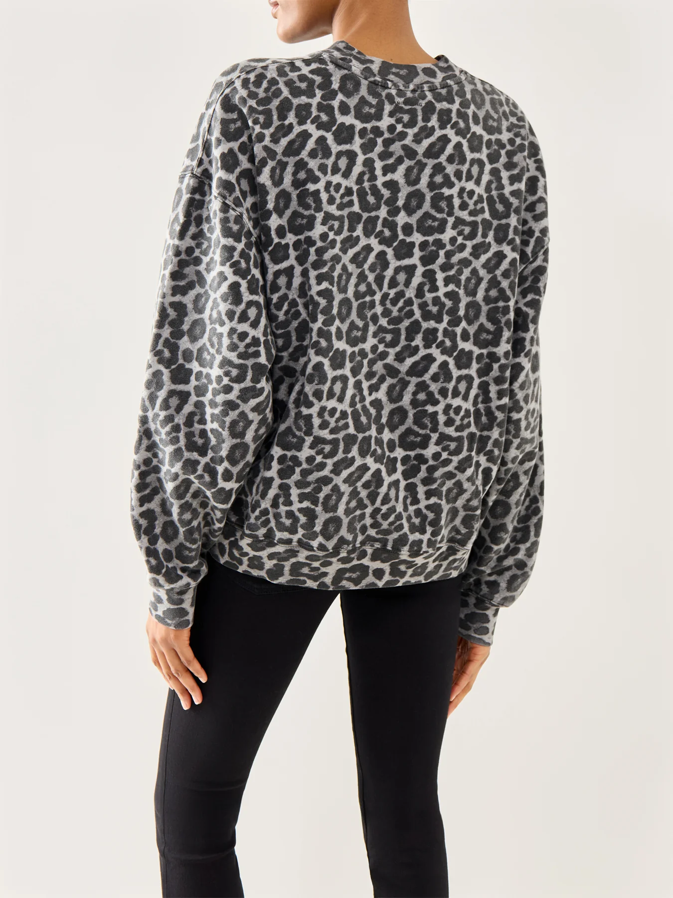 Miles Sweatshirt Grey Leopard - Image 5
