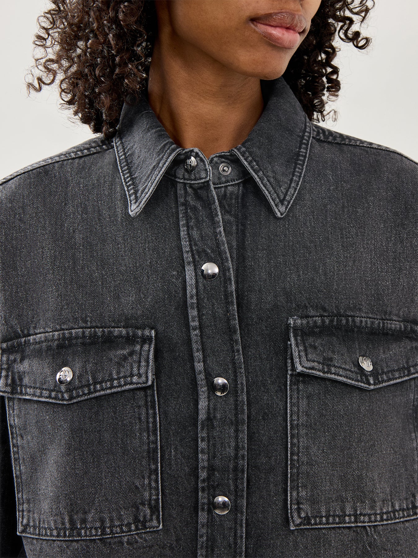 Paxton Shirt Washed Black - Image 3