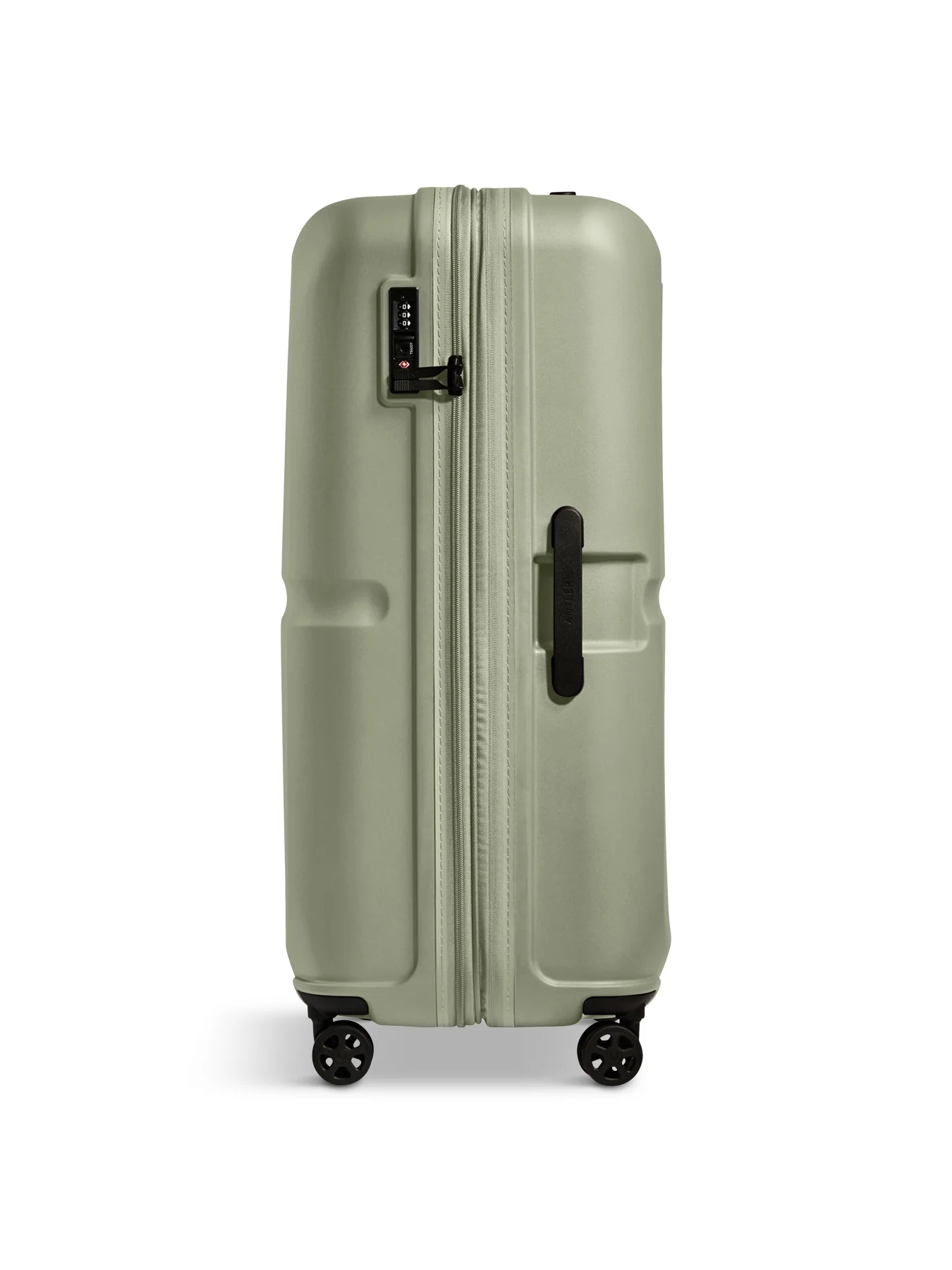 Green Single Stripe Spin Suitcase 81cm - Image 4