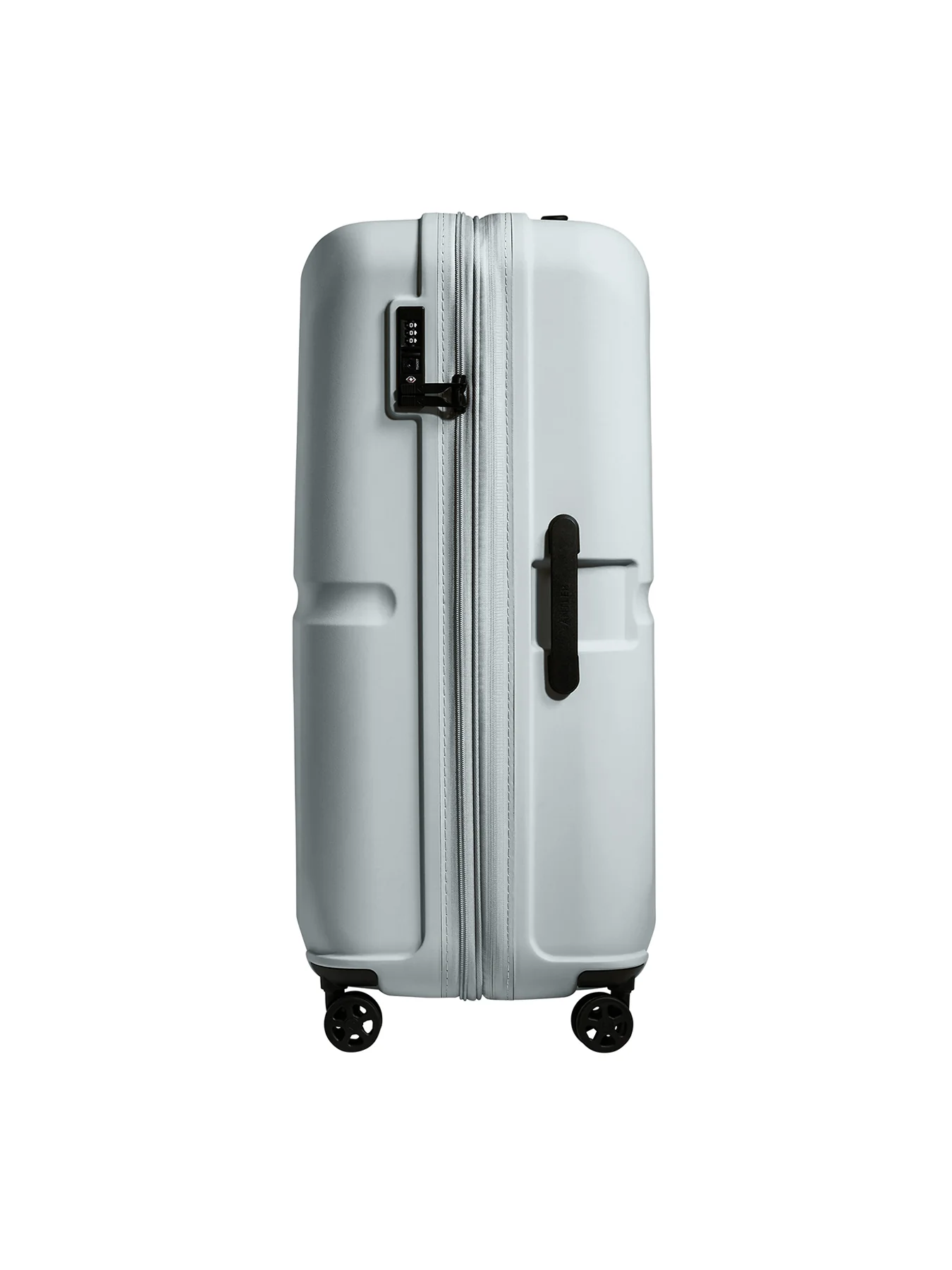 Single Stripe Large Expandable Suitcase Blue 81cm - Image 3