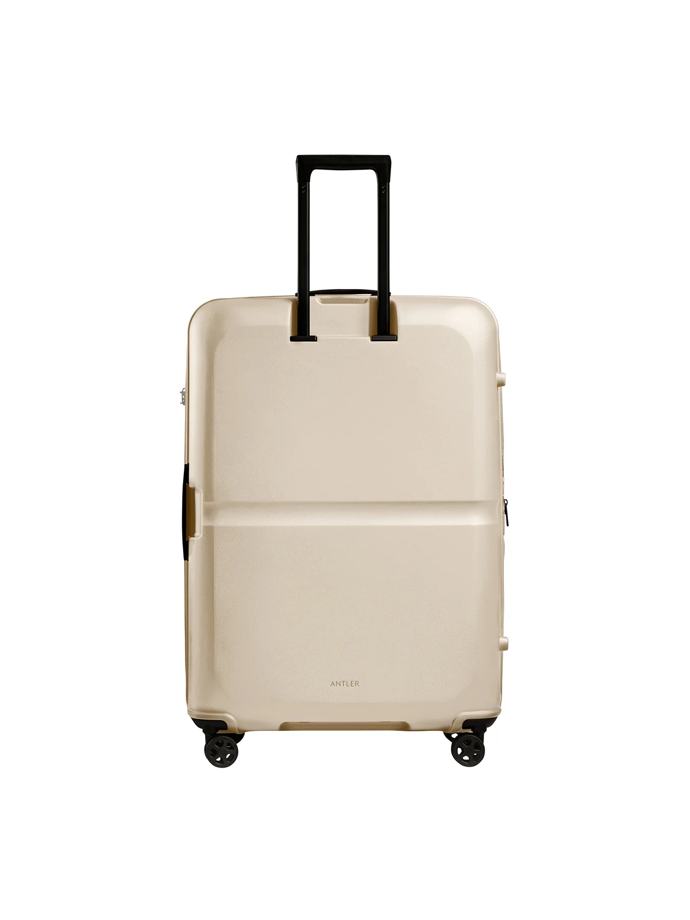 Single Stripe Large Expandable Suitcase Neutral 81cm - Image 2