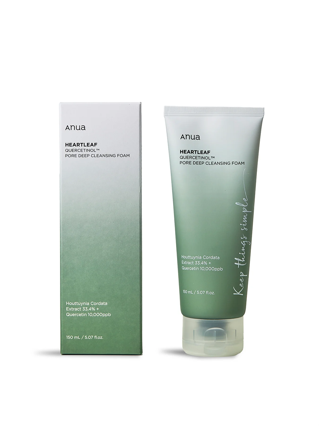 Heartleaf Quercetinol Pore Deep Cleansing Foam 150ml