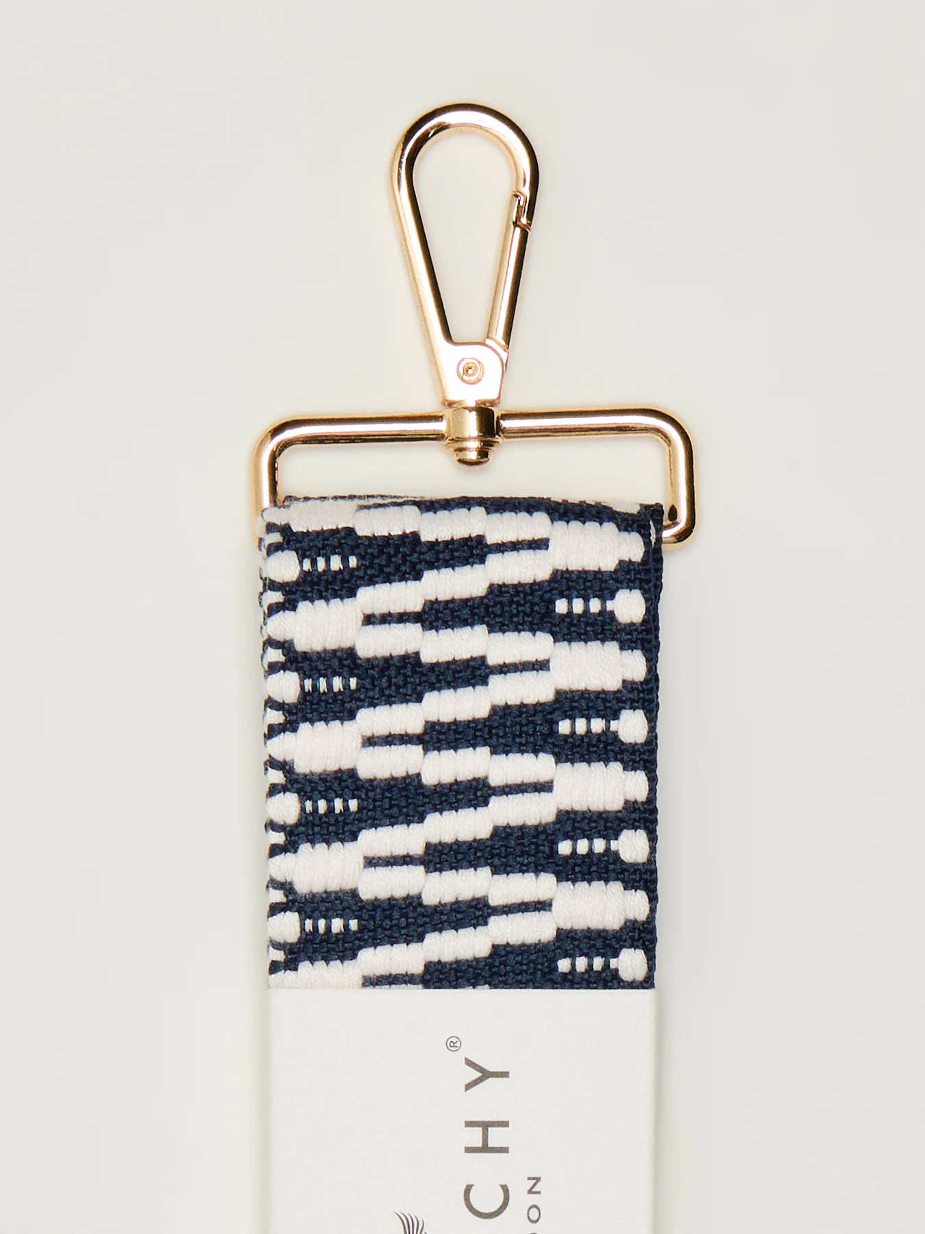 Zig Zag Bag Strap Navy White - Image 2
