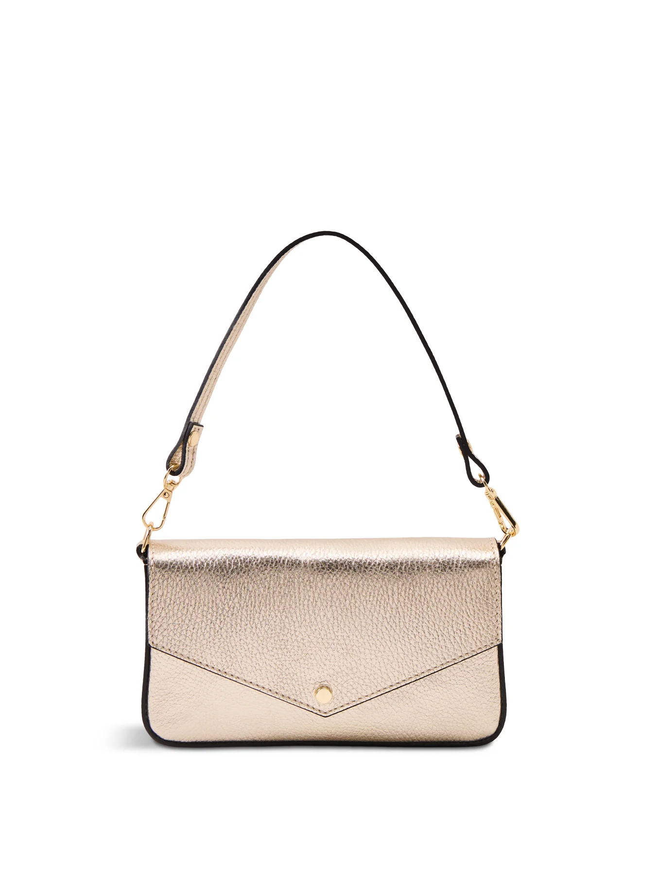 Munro Leather Bag Gold