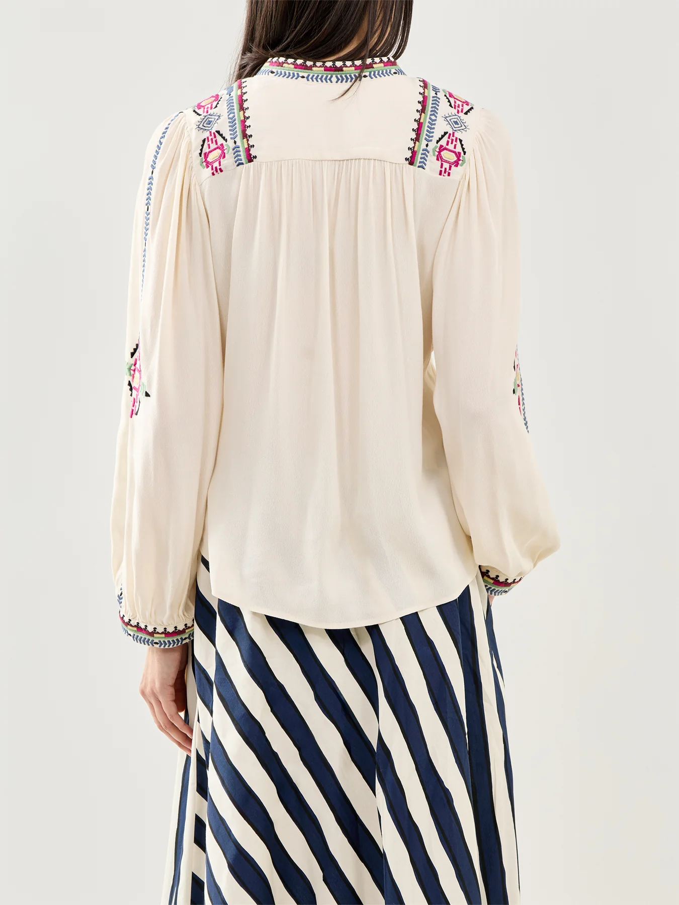 Tilt Blouse Cream - Image 5
