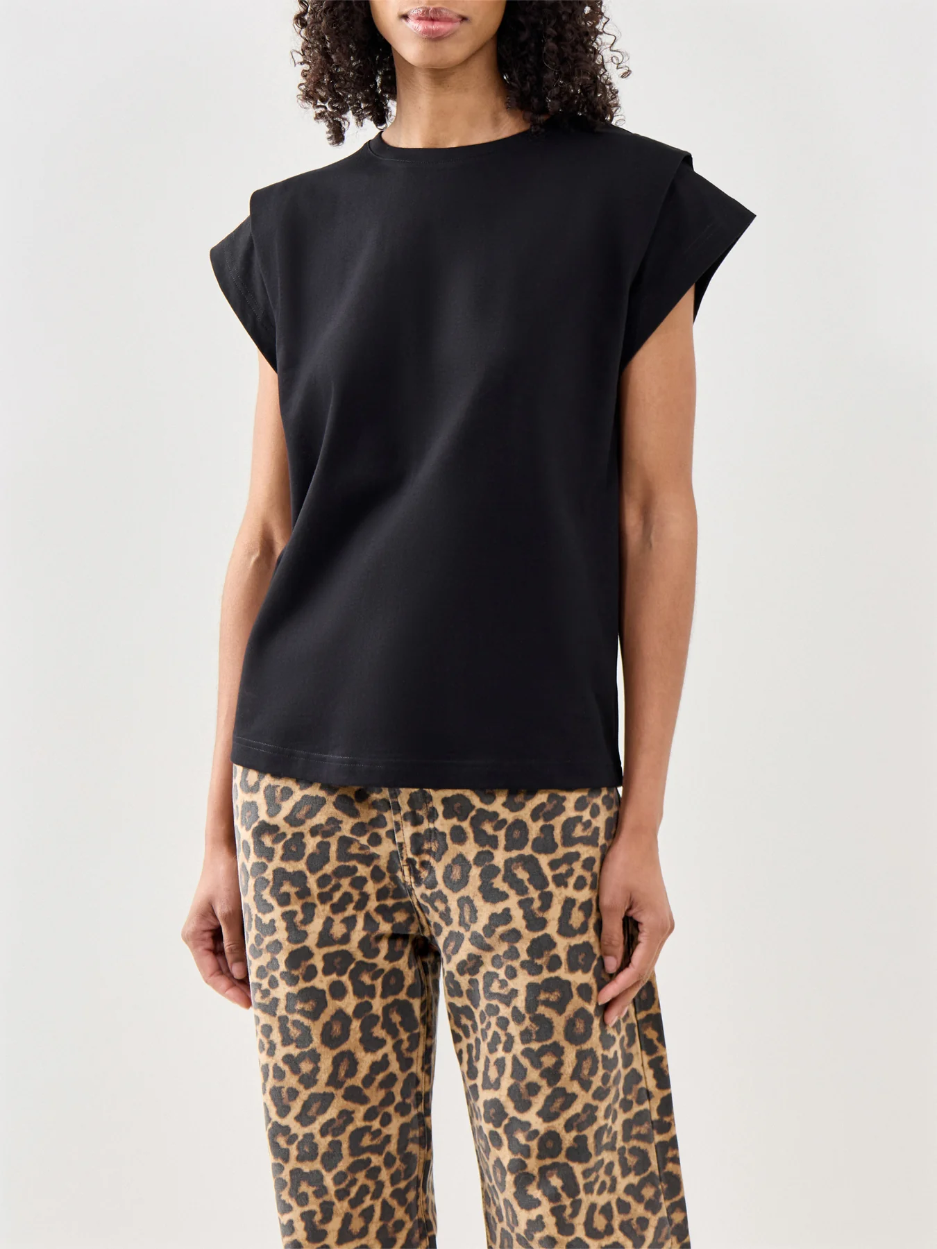 Pio Cotton T-Shirt Black - Image 4