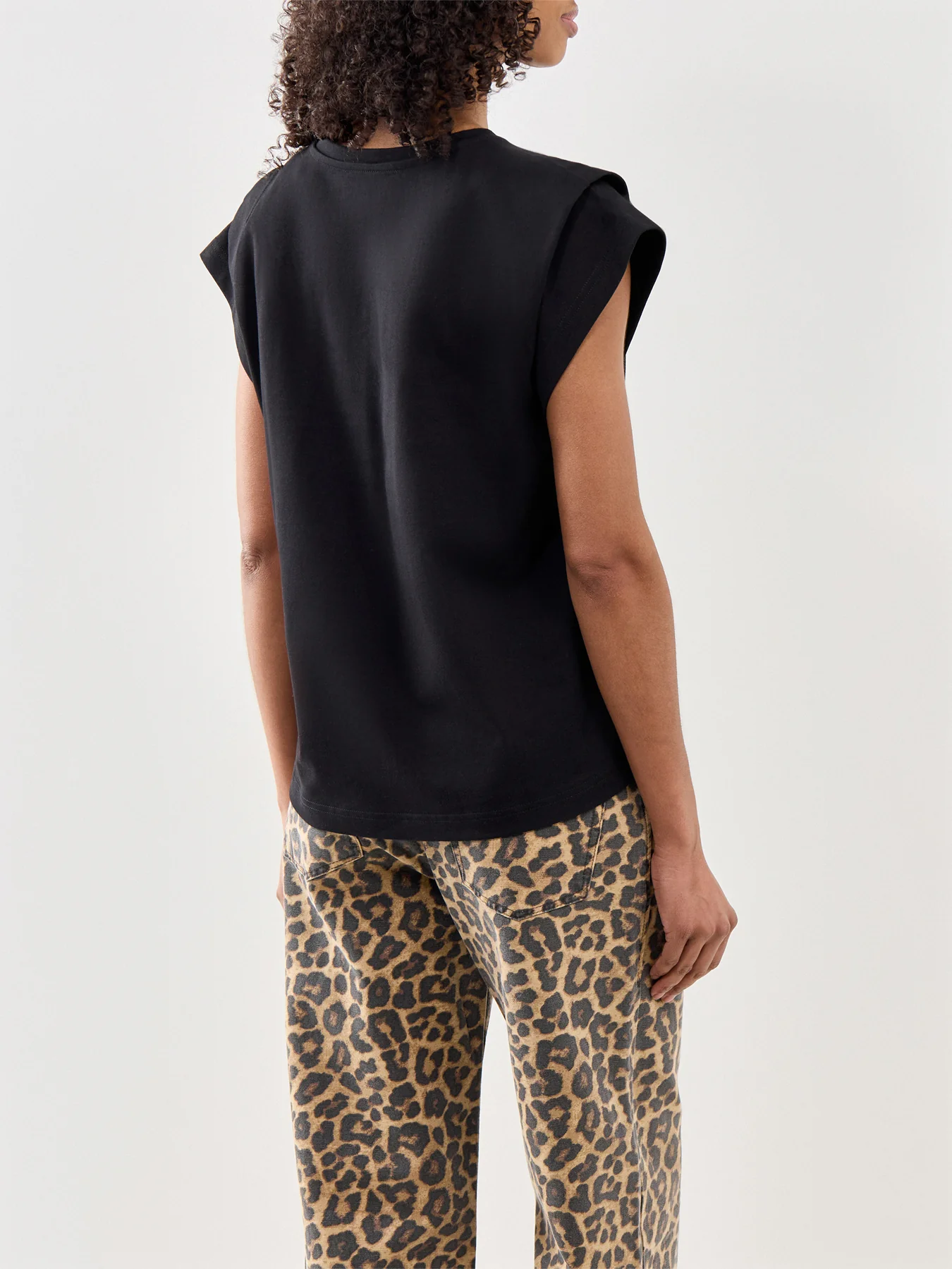 Pio Cotton T-Shirt Black - Image 5