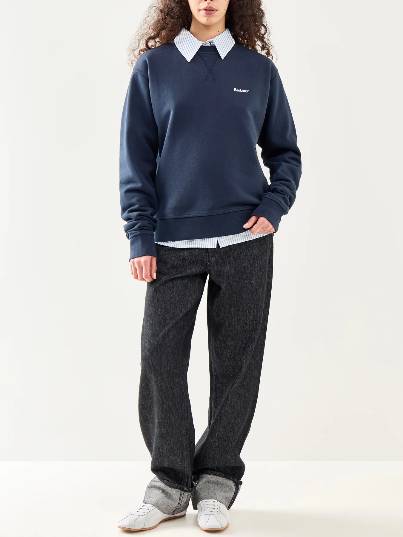 Bede OS Crew Sweatshirt Navy - Image 2