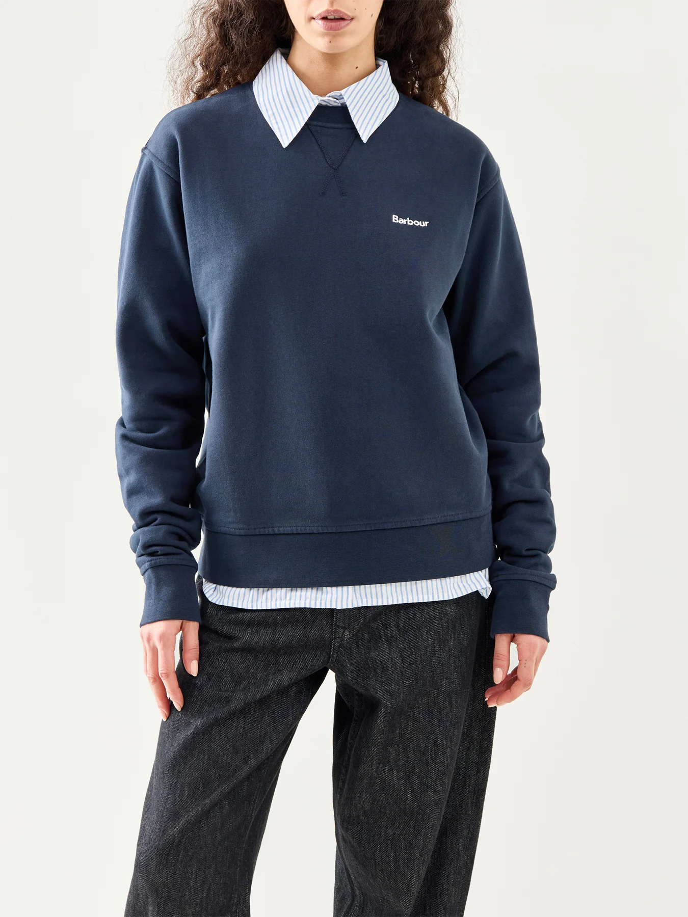 Bede OS Crew Sweatshirt Navy - Image 4