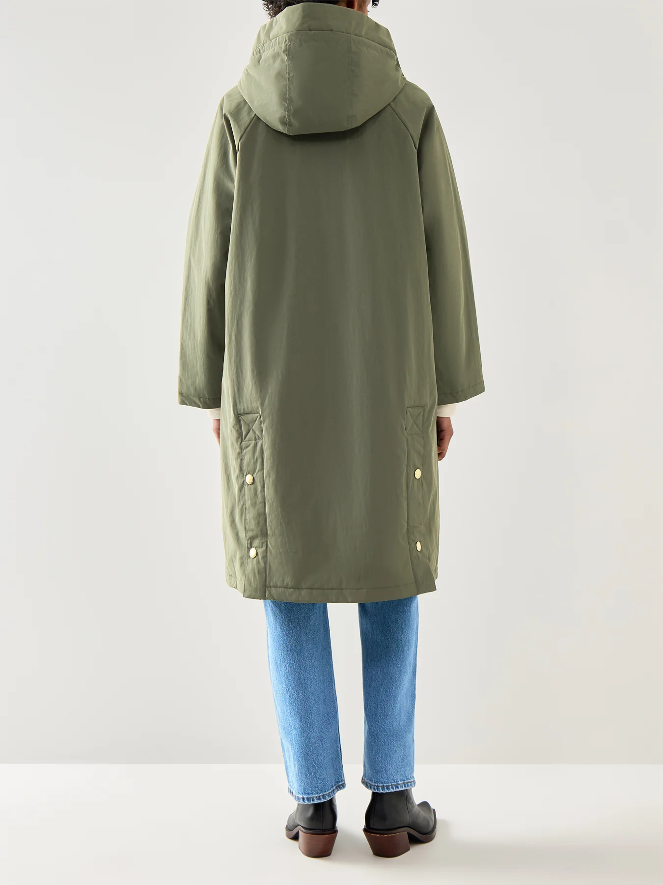 Womens Catalina Showerproof Jacket Green - Image 5