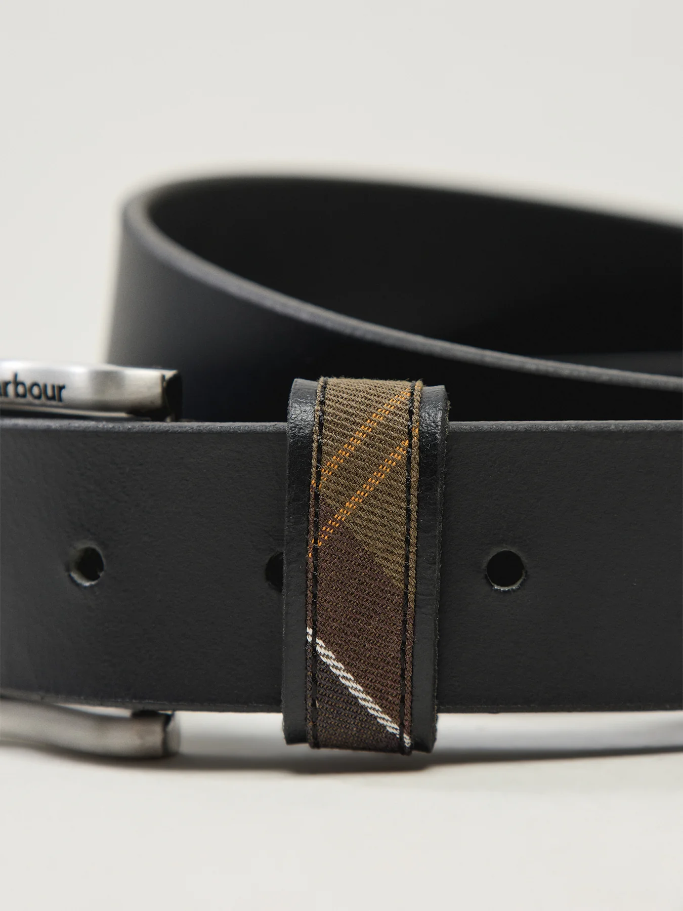 Barbour Esk Leather Belt Black - Image 3