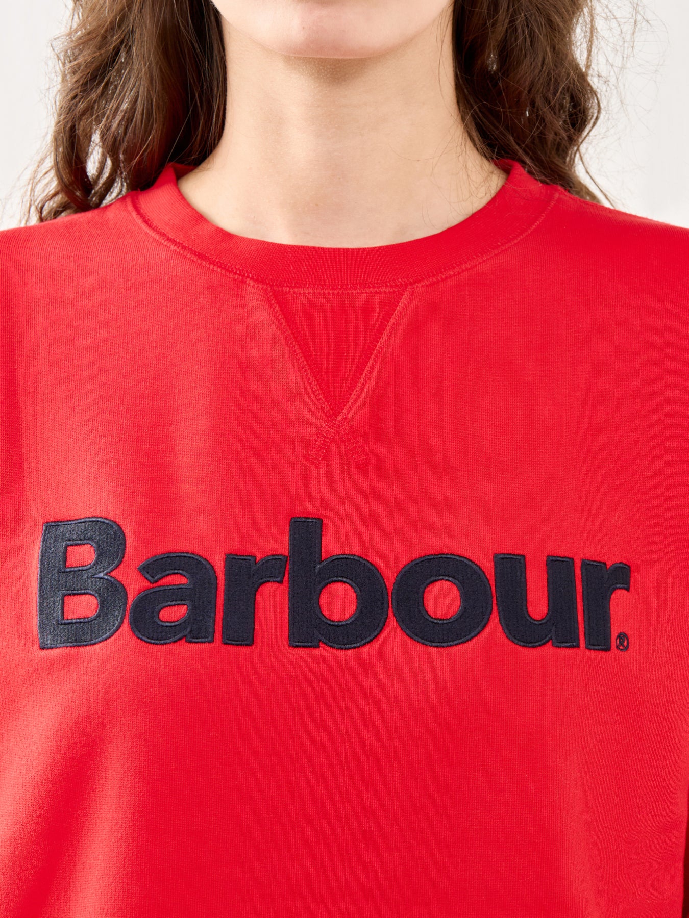 Hartland Crew Sweatshirt Red - Image 3