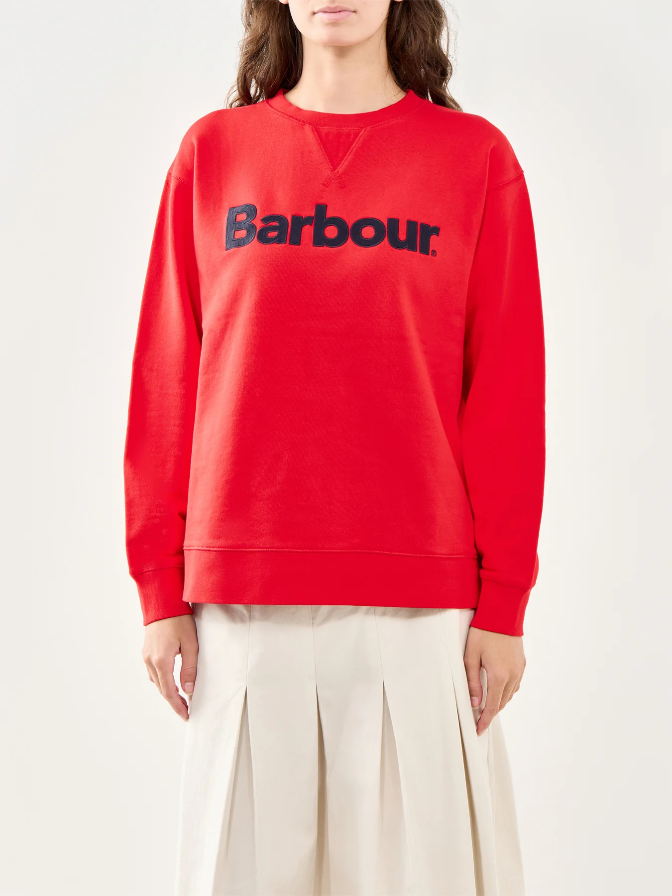 Hartland Crew Sweatshirt Red - Image 4