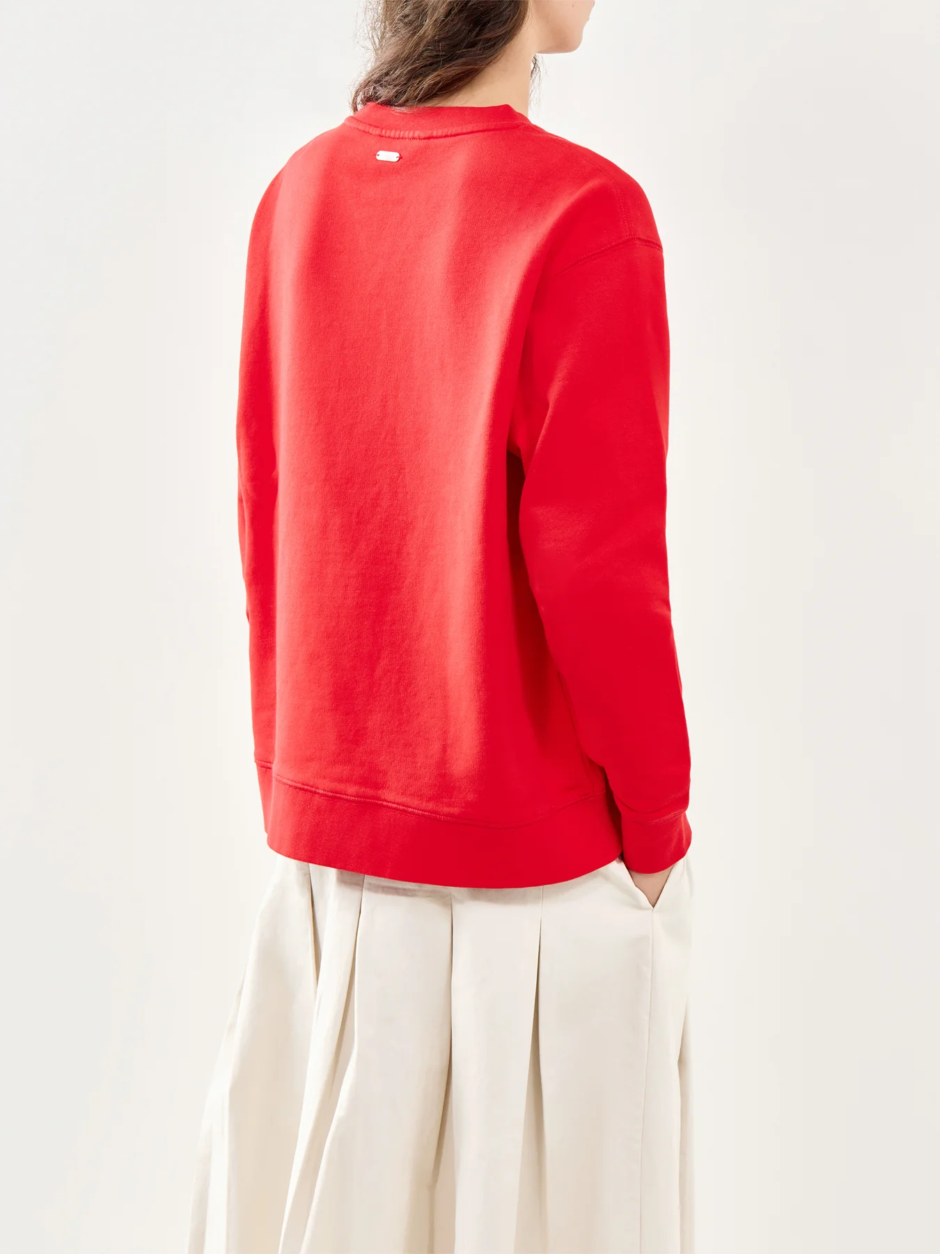 Hartland Crew Sweatshirt Red - Image 5