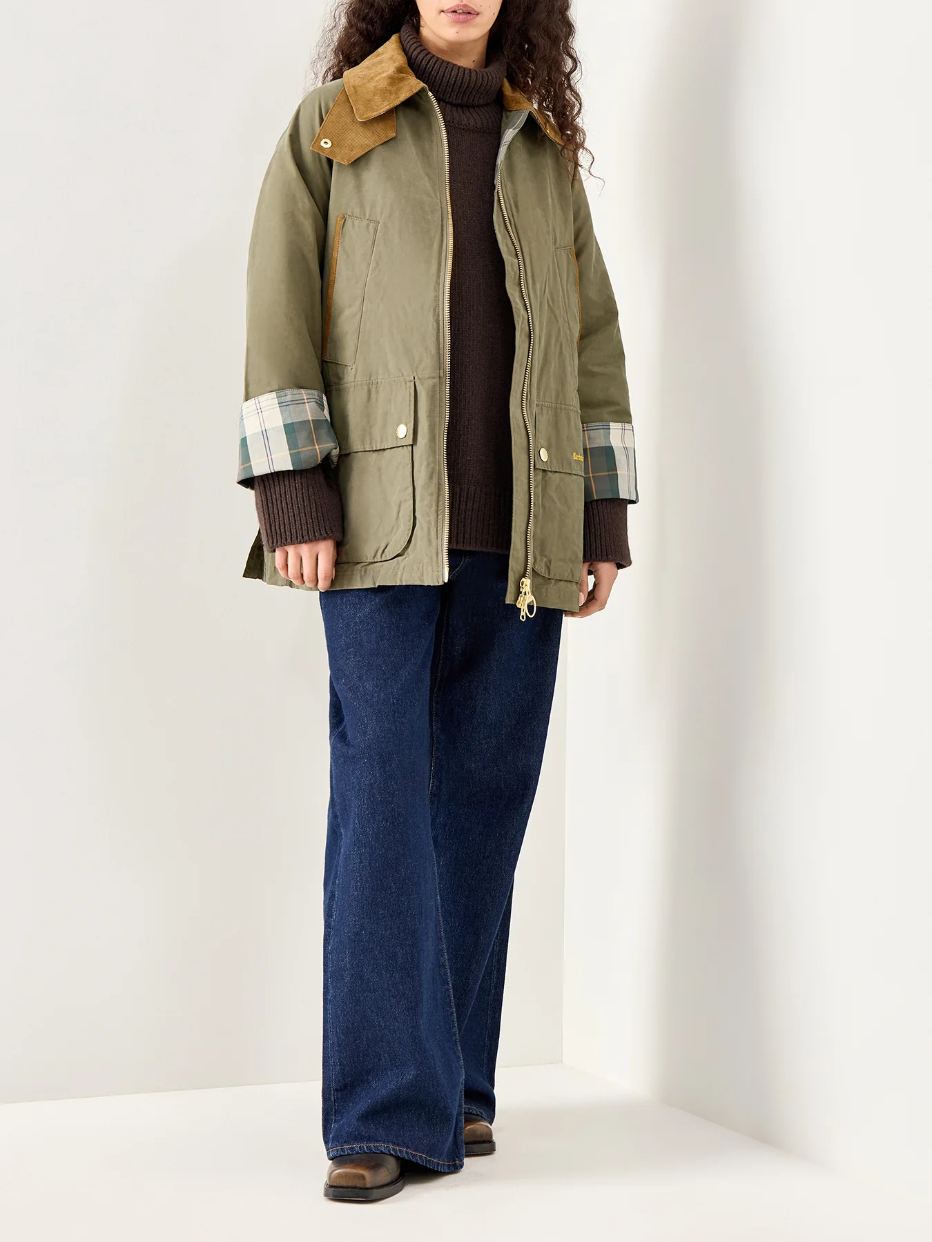 Icons Bedale Showerproof Jacket Ivy Green - Image 2