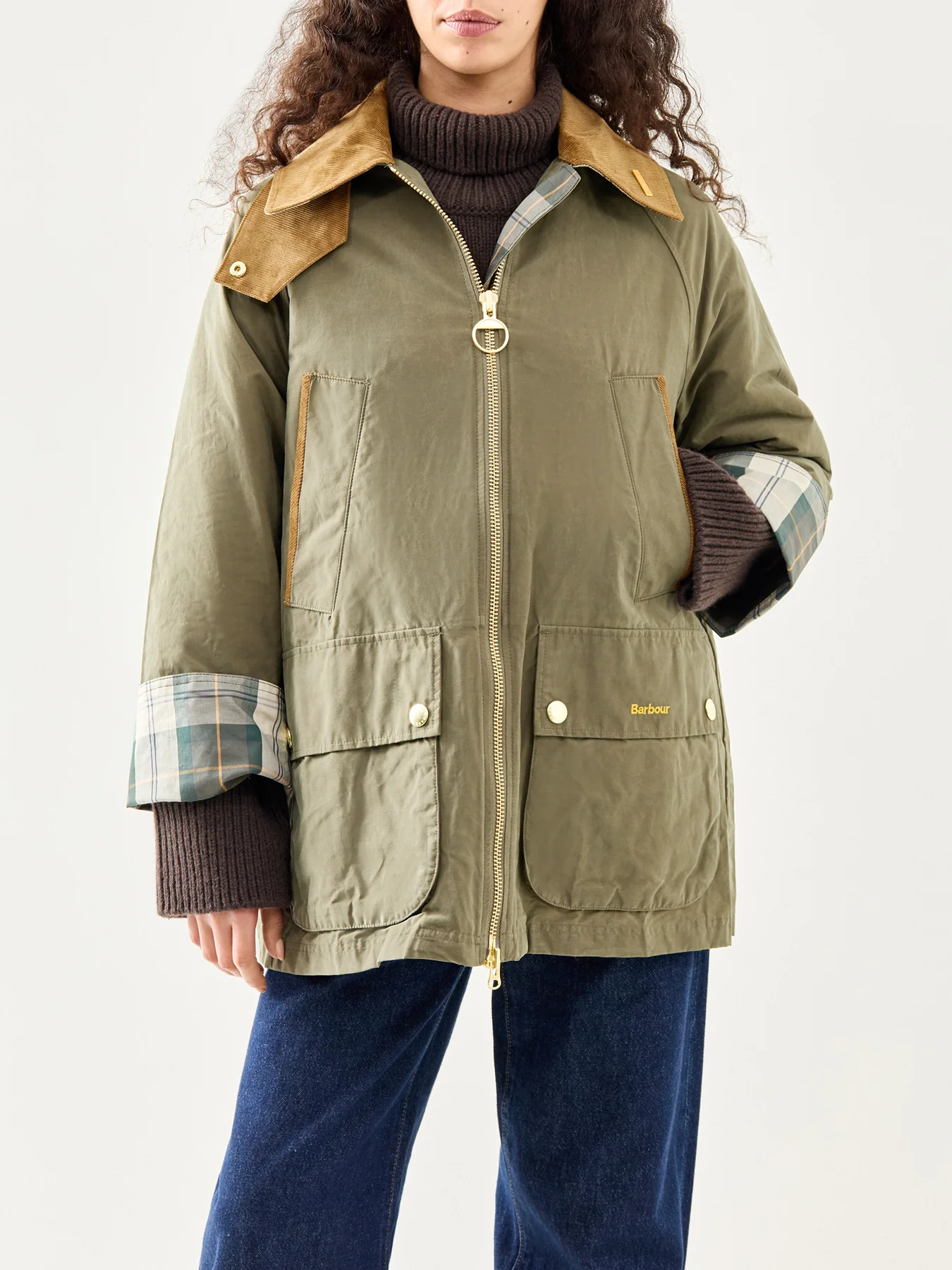 Icons Bedale Showerproof Jacket Ivy Green - Image 4