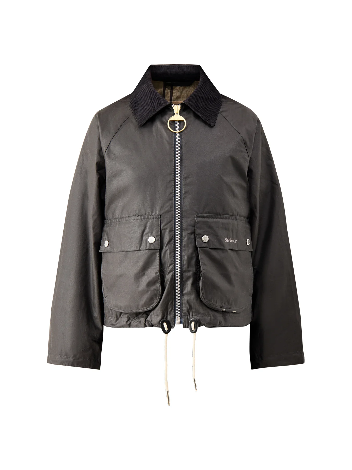 Marron Wax Jacket Grey