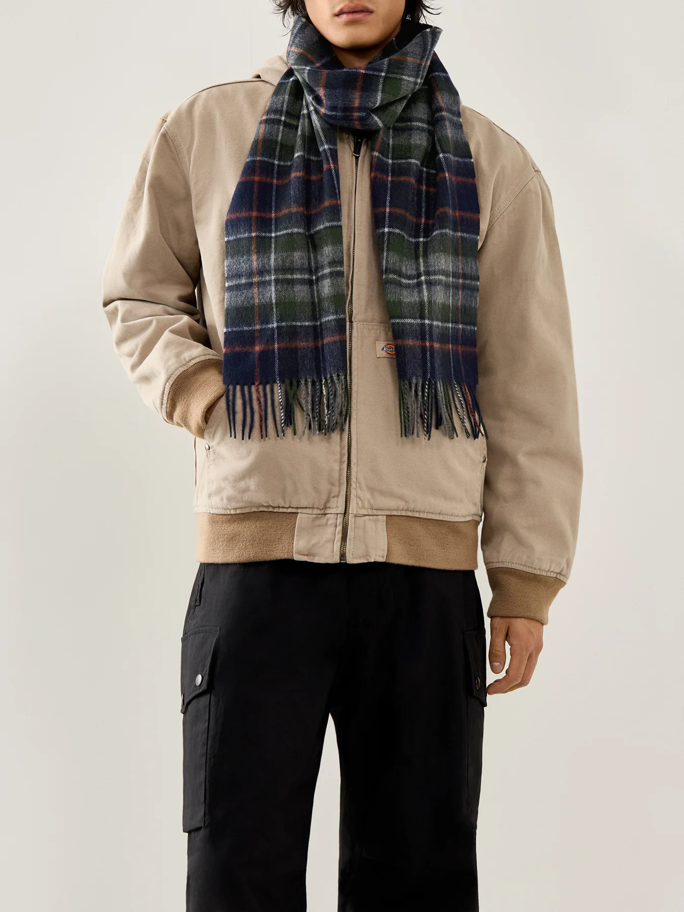 New Check Tartan Scarf - Image 2
