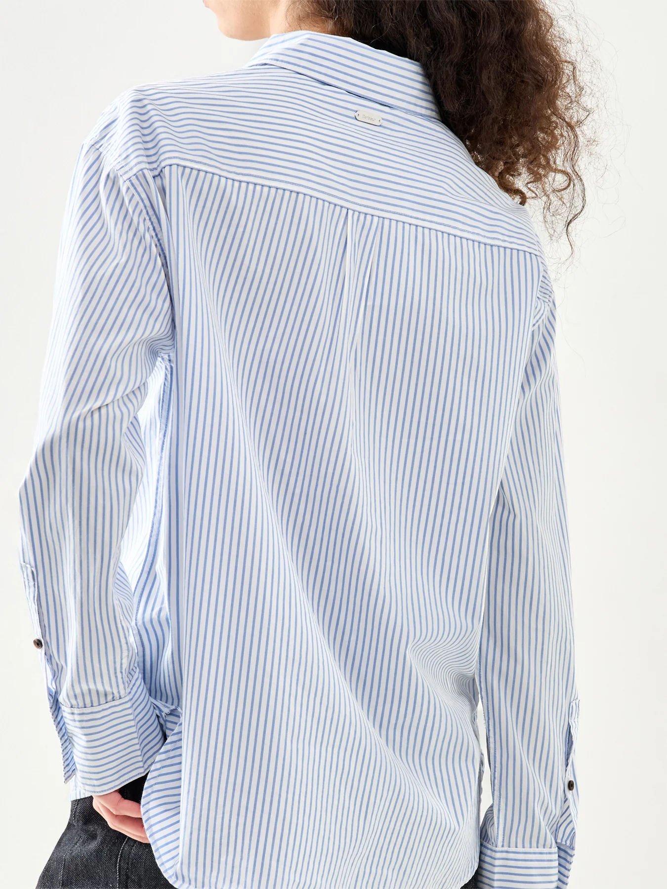 Polly Striped Shirt Chambray Stripe - Image 3