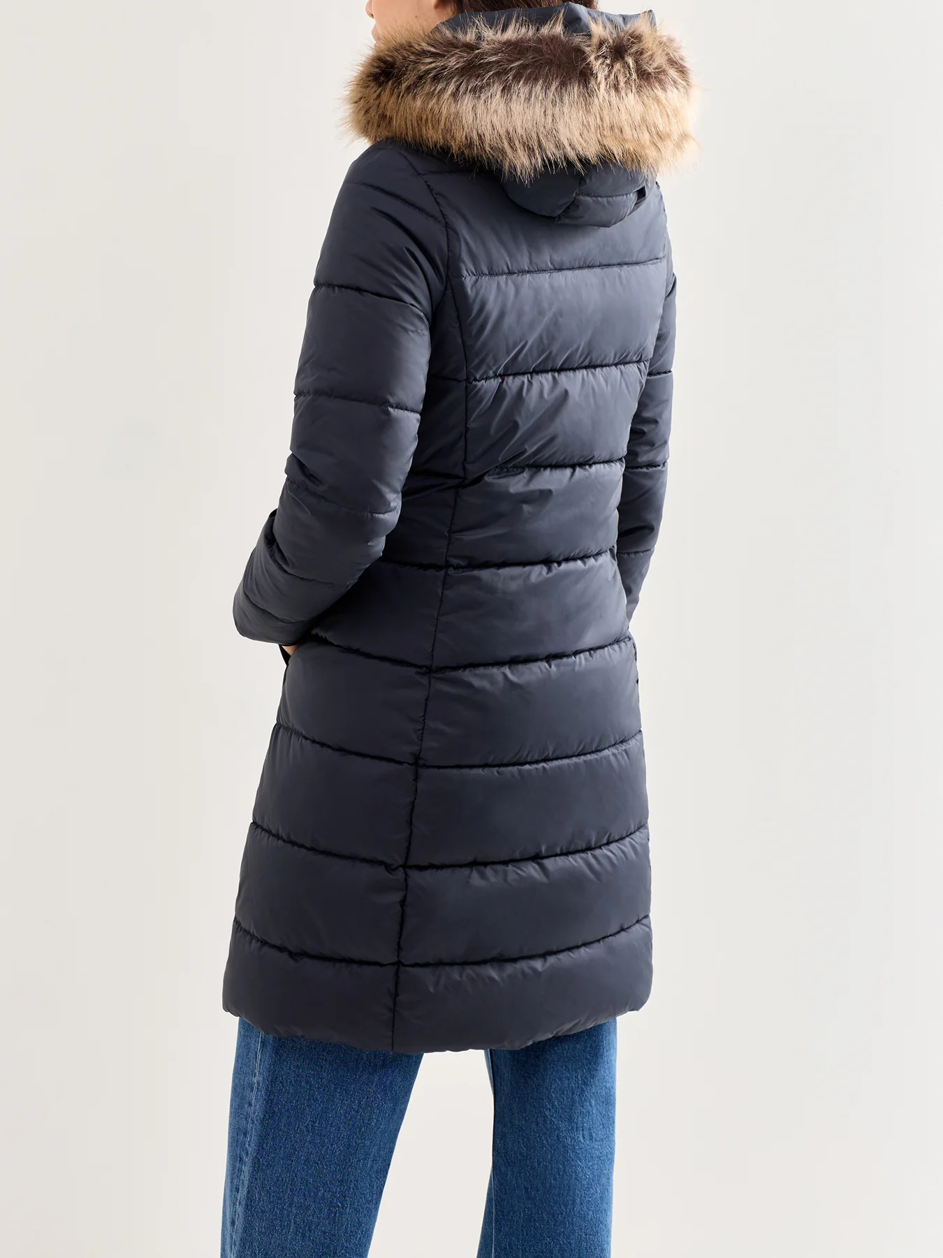 Rosoman Quilted Jacket Navy - Image 5