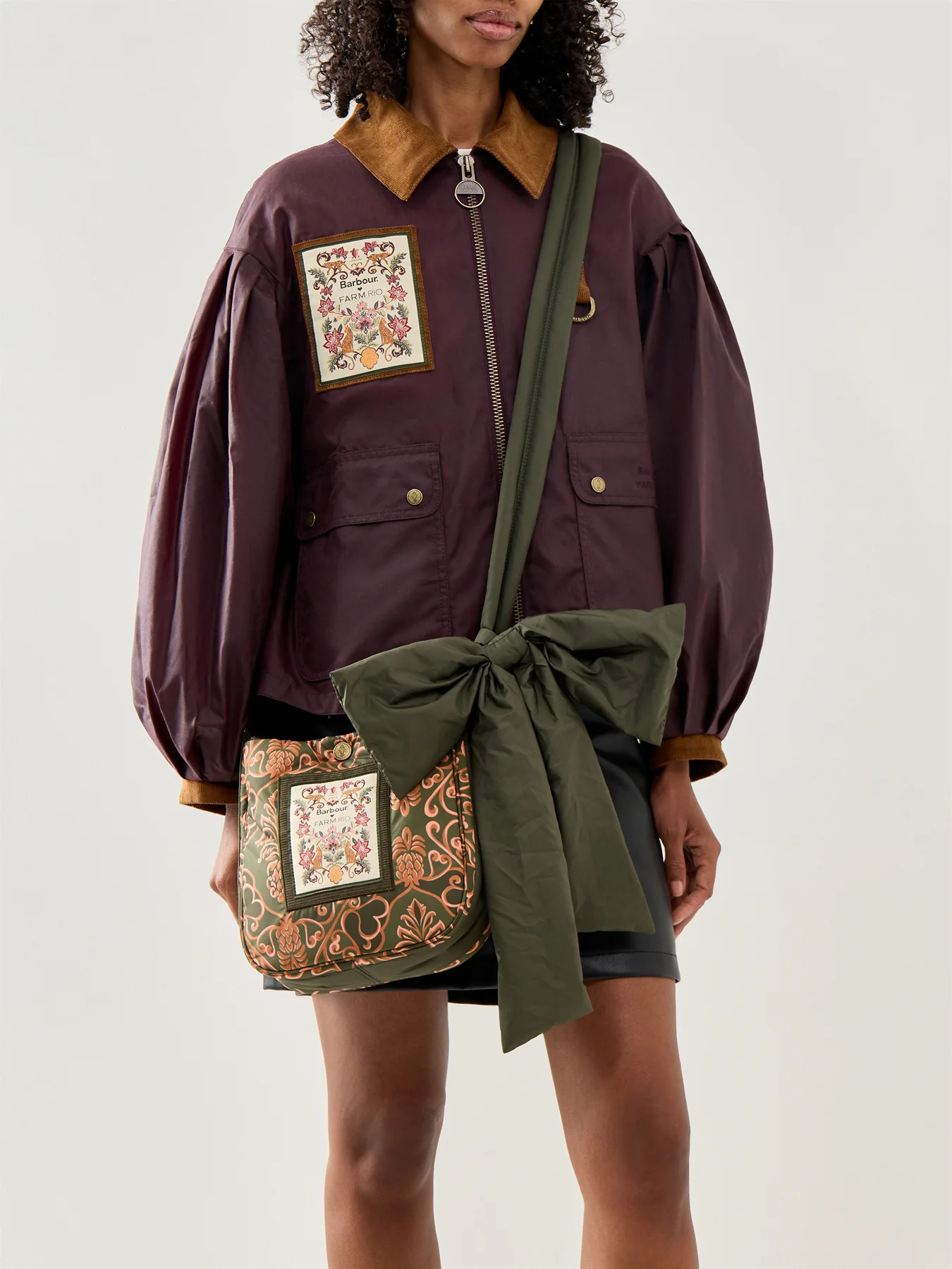 Barbour X Farm Rio Ana Clara Bow Bag - Image 2
