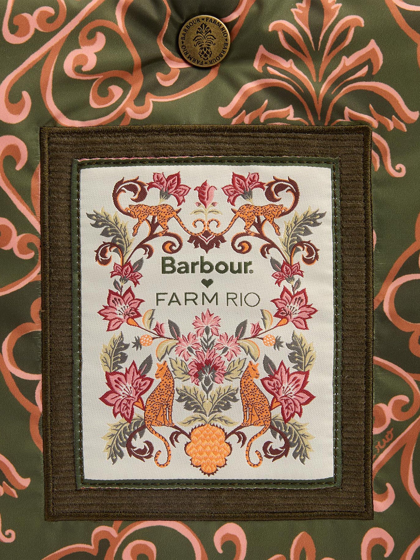 Barbour X Farm Rio Ana Clara Bow Bag - Image 3