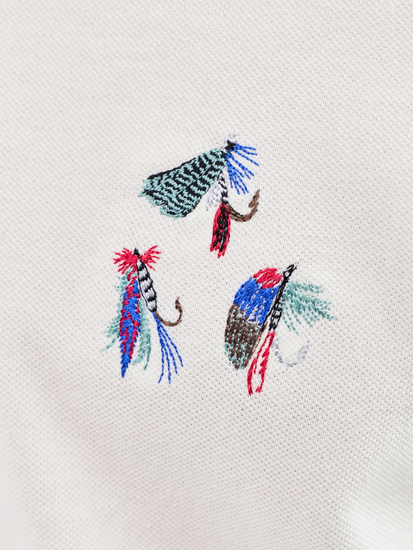 Lure Polo Shirt White - Image 3