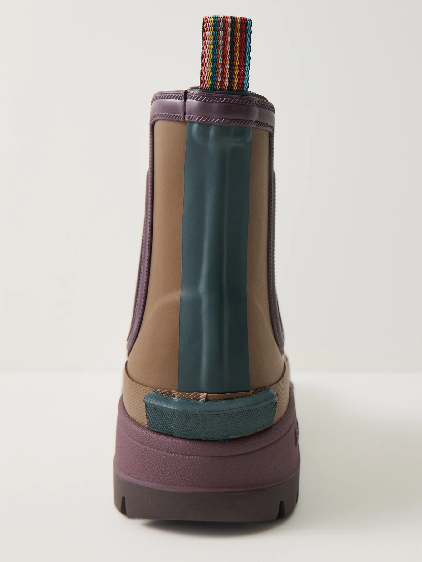 Paul Smith Loves Barbour Chelsea Wellington Boots Tan - Image 4